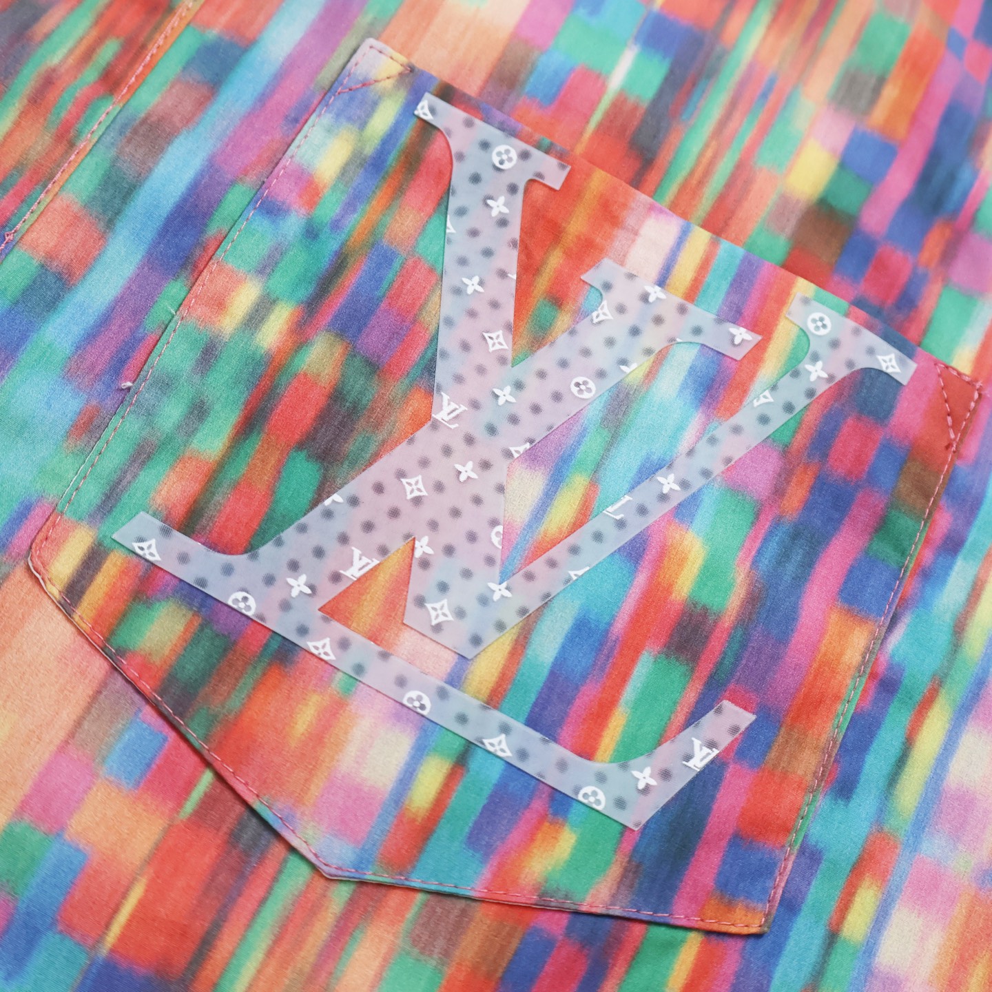 LOUIS VUITTON 路易威登  LV 彩虹四叶草衬衫 错视效果花卉 外套 夹克 卫衣 长袖B0  多色 818420T17251070