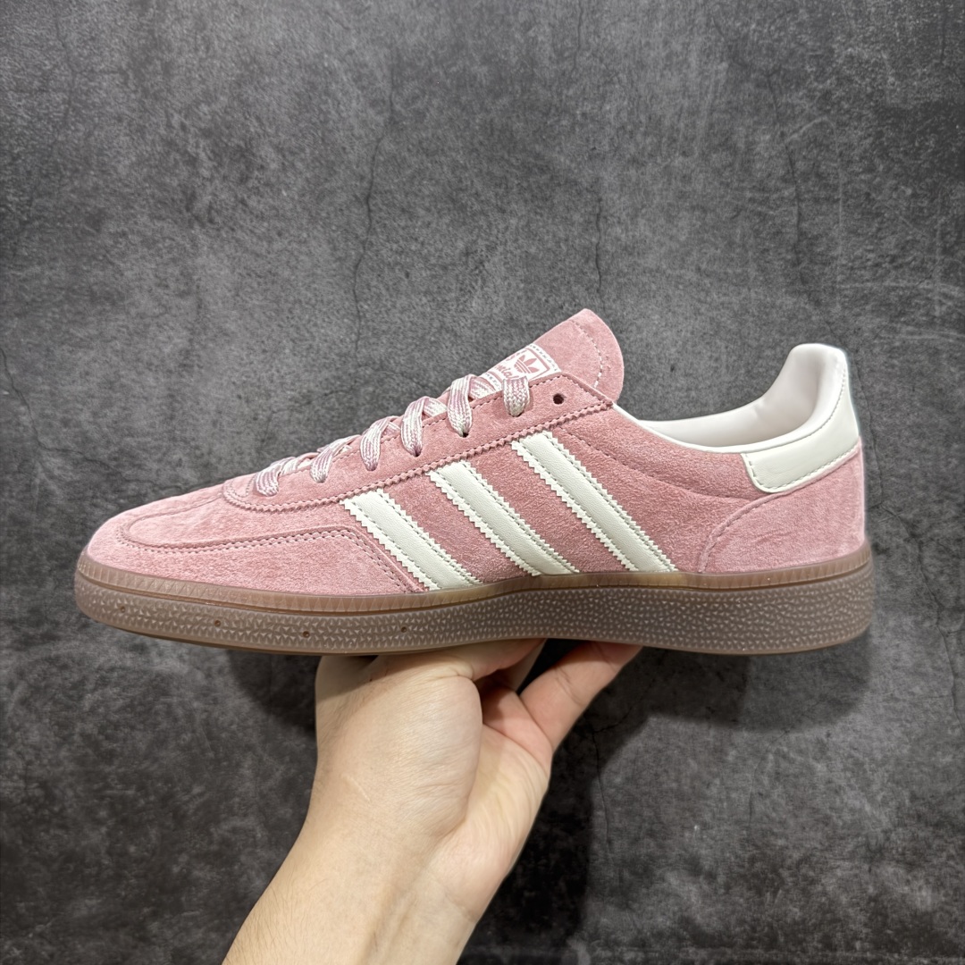 Adidas Originals HANDBALL SPEZIAL  低筒   复古板鞋 德训休闲鞋 波鞋 男鞋 女鞋 粉色 KJ6305