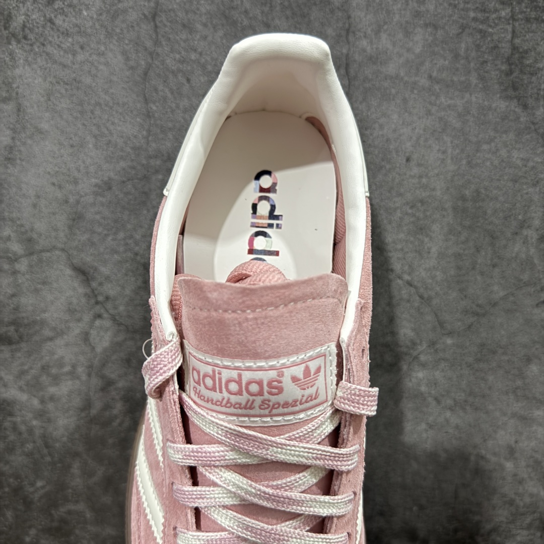 Adidas Originals HANDBALL SPEZIAL  低筒   复古板鞋 德训休闲鞋 波鞋 男鞋 女鞋 粉色 KJ6305