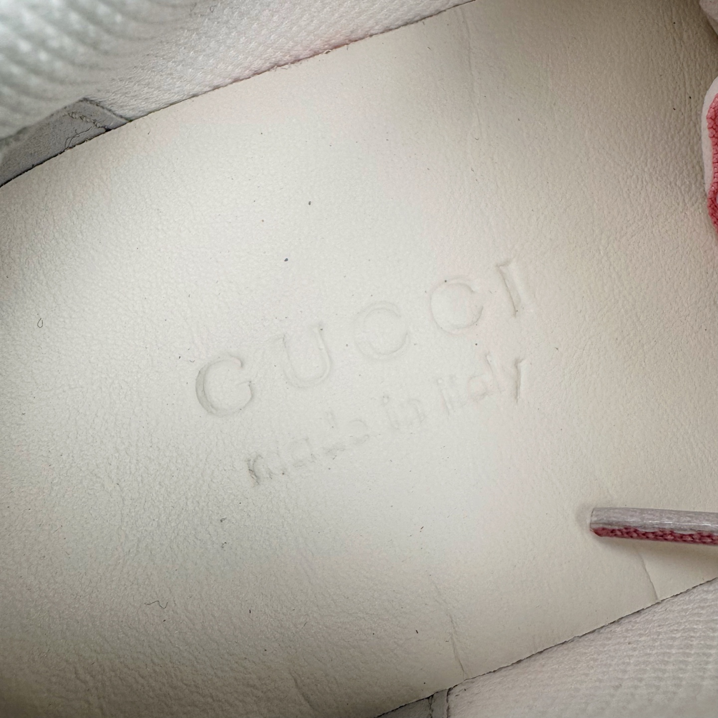 GUCCI古驰 2.0 低筒 网布皮革 复古 圆头抽绳  生活休闲鞋 男款 女款 灰白色 绿色 816489 FAD5T 8756