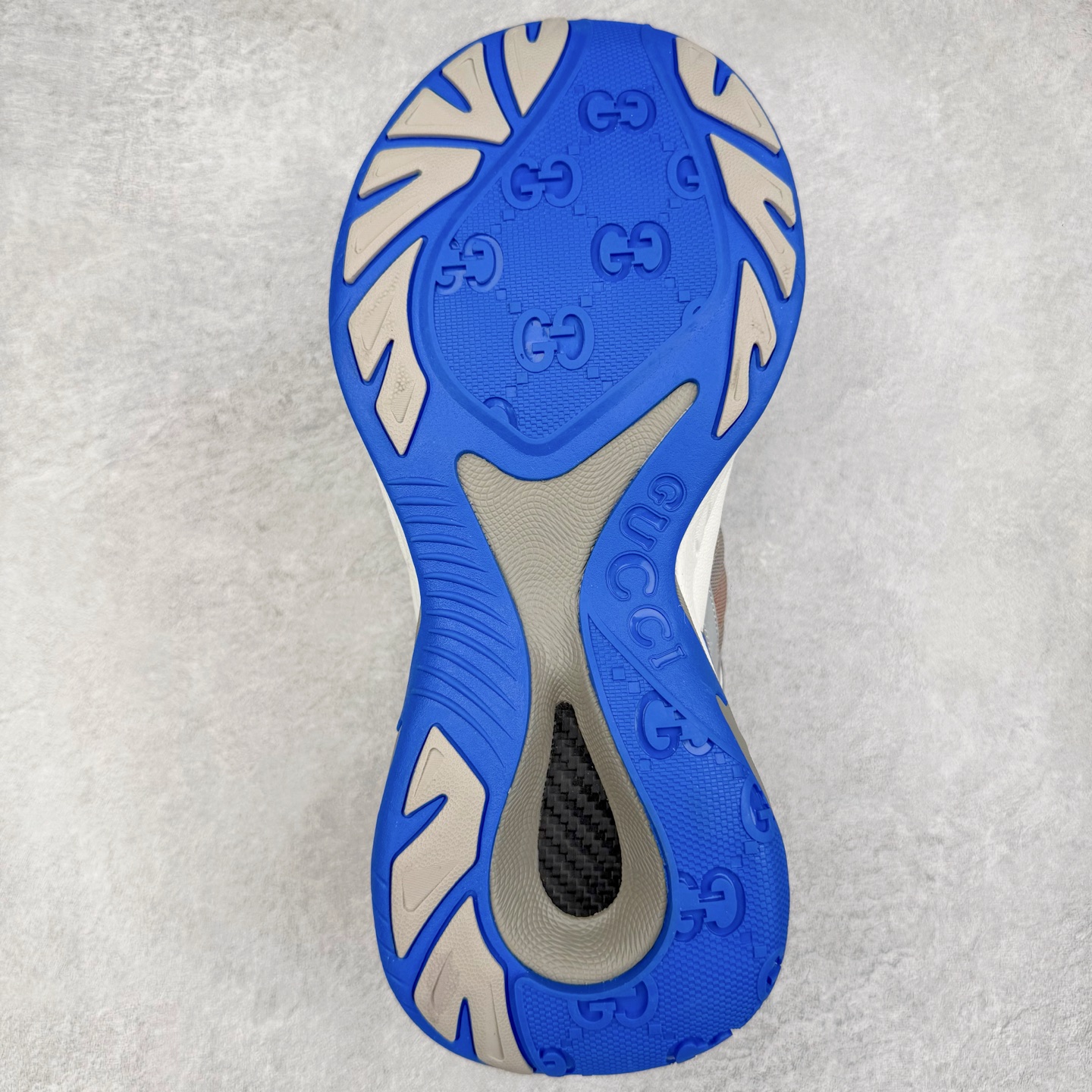 GUCCI古驰 2.0 低筒 网布皮革 复古 圆头抽绳  生活休闲鞋 男款 女款 灰白色 灰蓝色 814040 FAD5T 8753