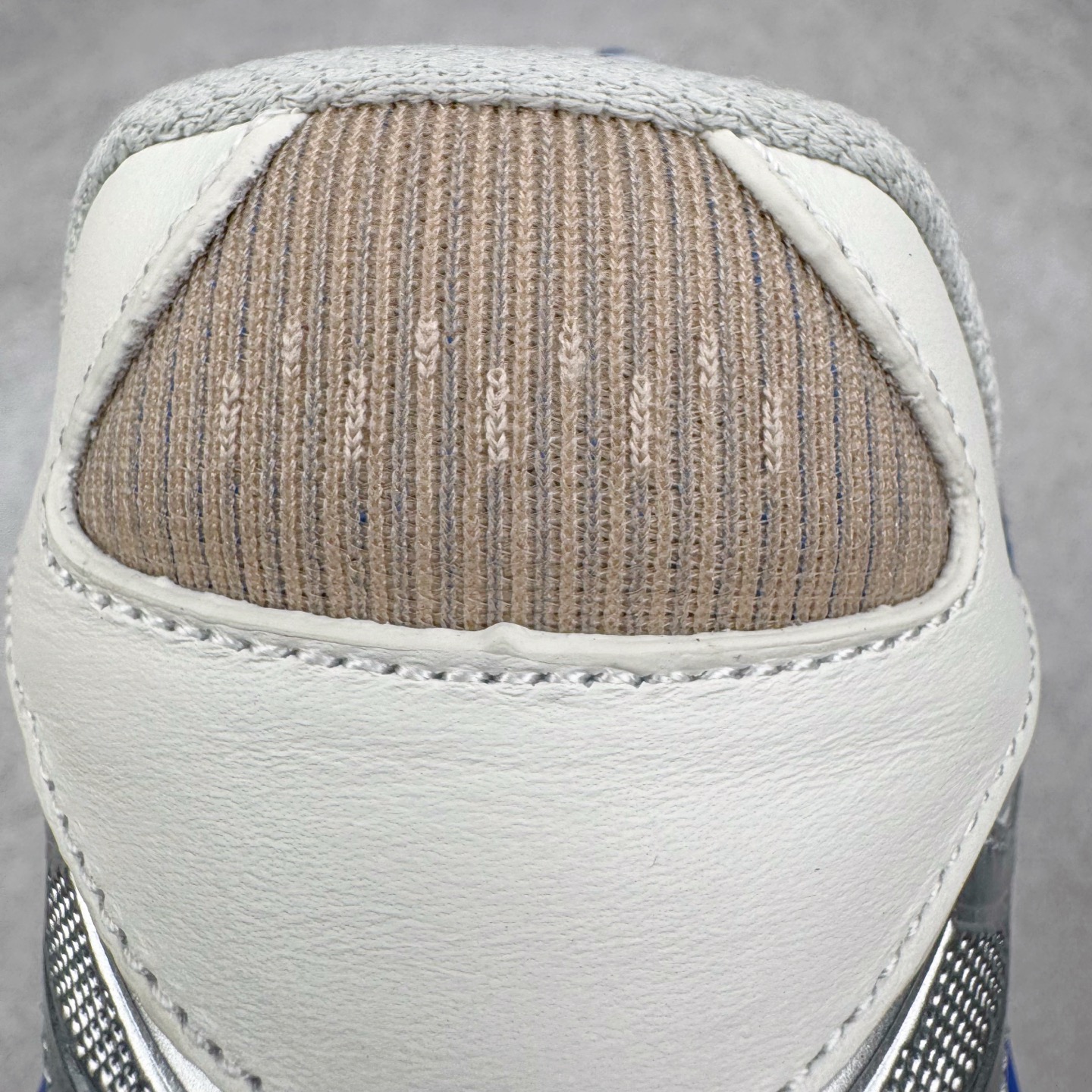 GUCCI古驰 2.0 低筒 网布皮革 复古 圆头抽绳  生活休闲鞋 男款 女款 灰白色 灰蓝色 814040 FAD5T 8753