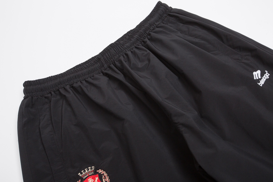 Balenciaga 巴黎世家  松紧腰运动裤 长裤 裤子 休闲裤 A5 黑色  