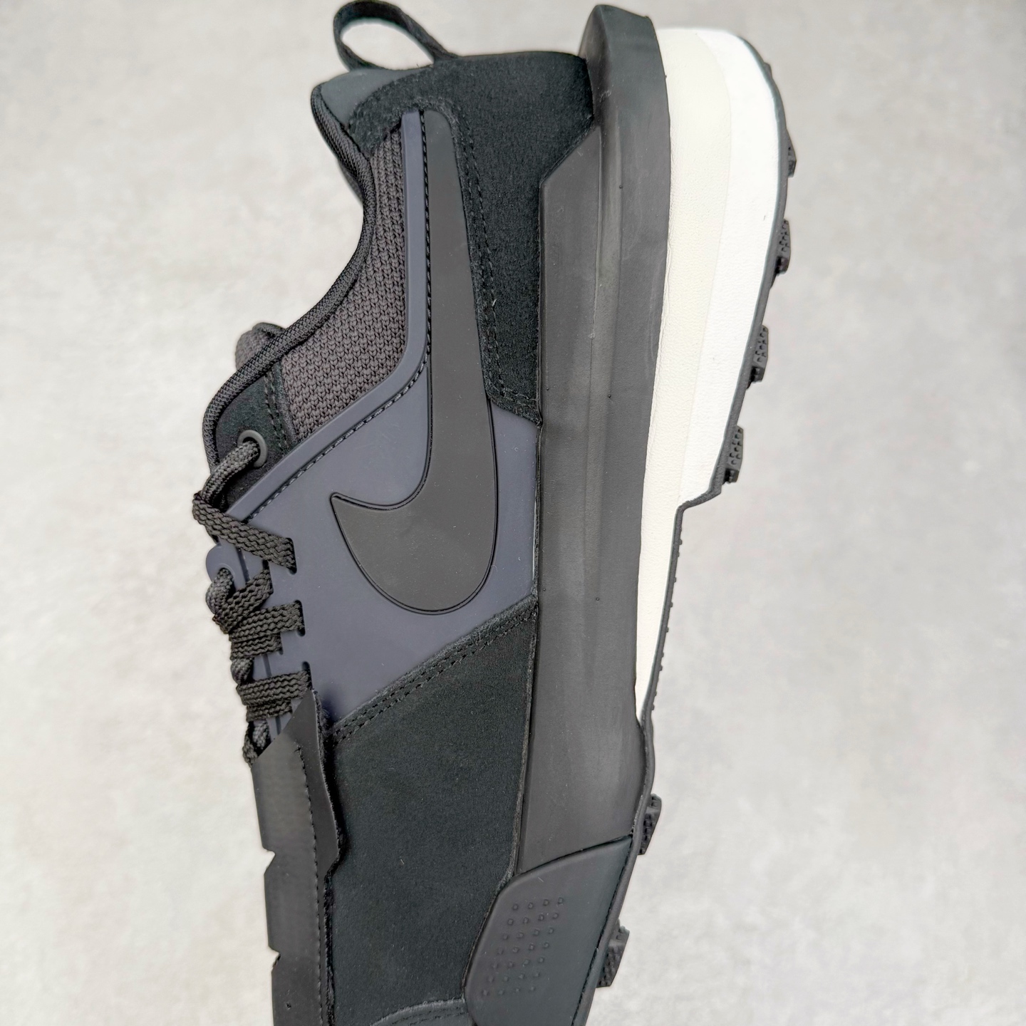 SacaixNike Zegamadome SP 联名款 解构 低筒 复古休闲鞋 跑步鞋 板鞋 男鞋 女鞋  波鞋 黑色 HQ8618-001