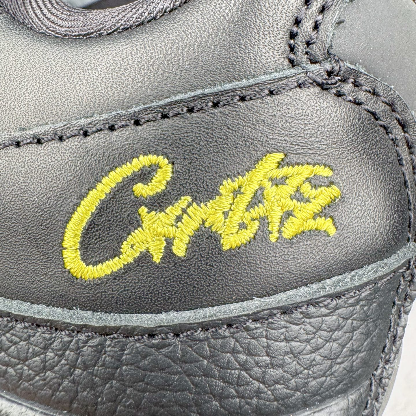 升级最终版 Corteiz Nike Air Max 95 Tour Yellow 低筒 网布防滑 运动鞋 休闲鞋 球鞋 男鞋 波鞋  黑金 FB2709-003