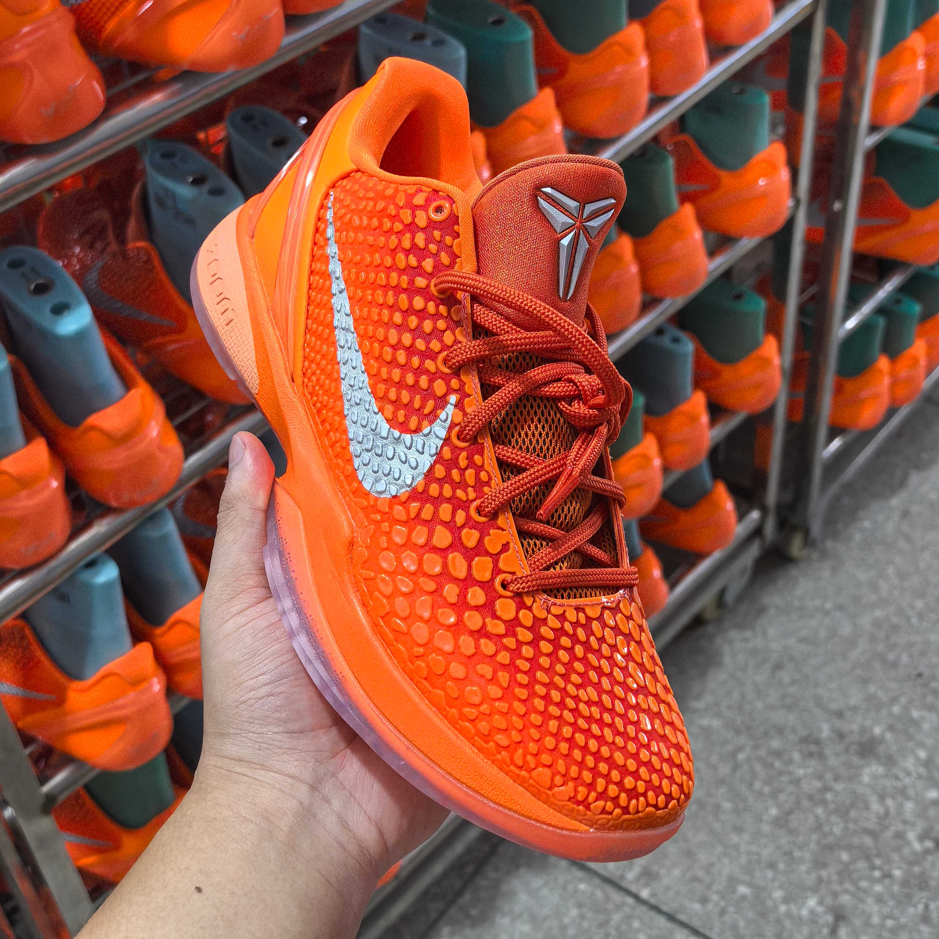 STAR S级 Kobe6 Total Orange 前掌Zoom Turbo 气垫 后掌EVA缓震 低筒 球鞋 籃球鞋 實戰鞋  真碳板 男鞋  波鞋  暴力橙  IH1871-800