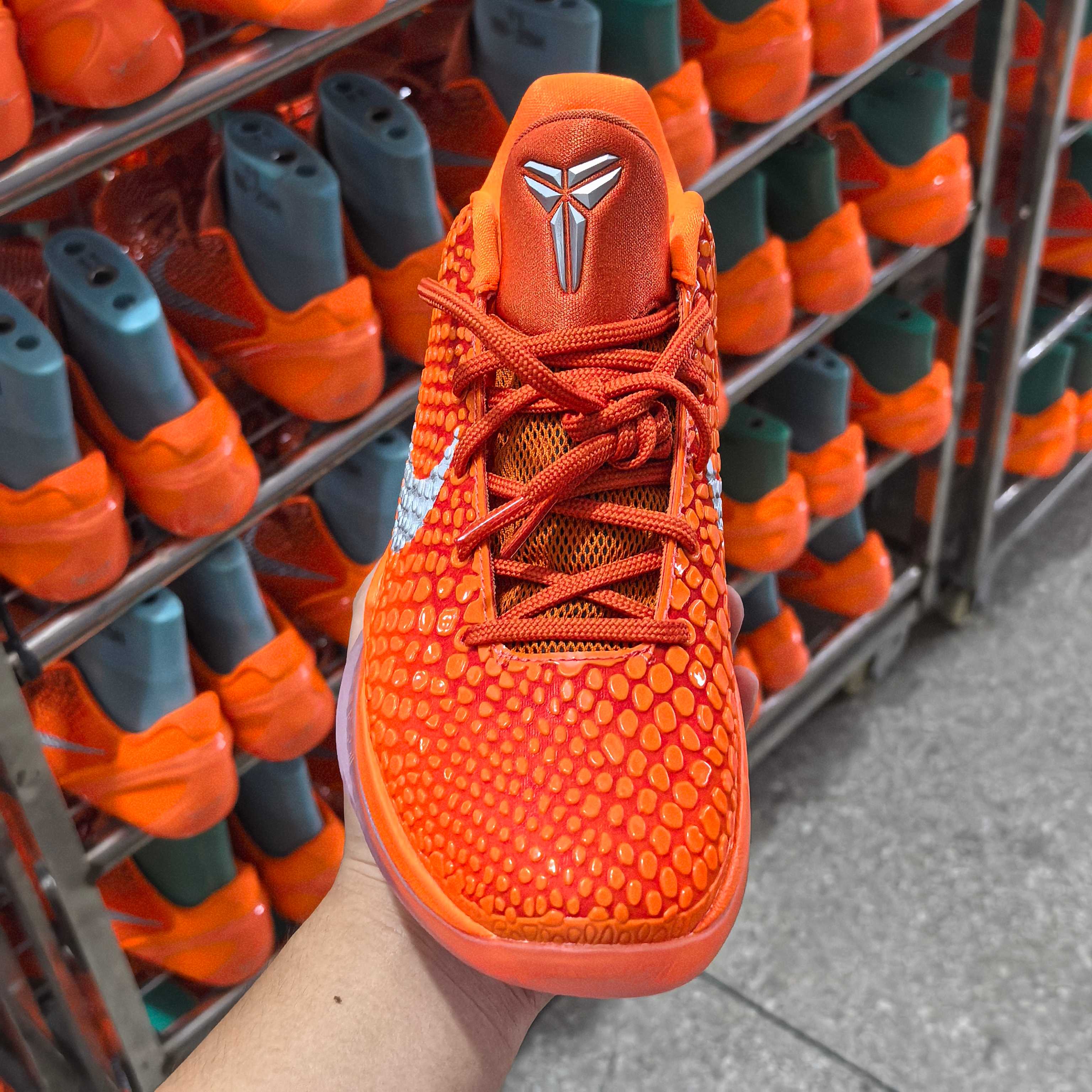 STAR S级 Kobe6 Total Orange 前掌Zoom Turbo 气垫 后掌EVA缓震 低筒 球鞋 籃球鞋 實戰鞋  真碳板 男鞋  波鞋  暴力橙  IH1871-800