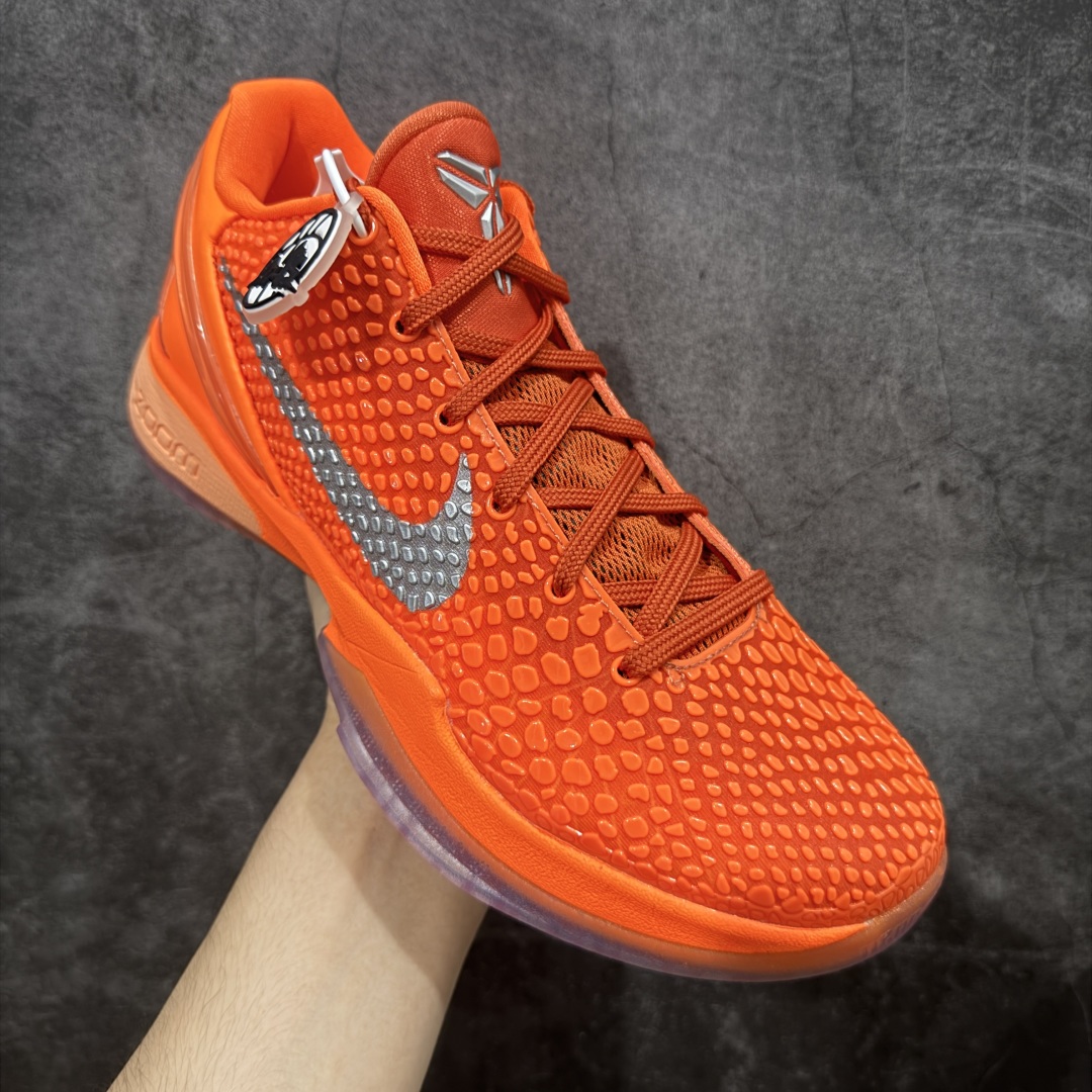 灭世/MAX Kobe6 Total Orange 前后掌Zoom 气垫  低筒 球鞋 籃球鞋 實戰鞋  真碳板 男鞋  波鞋  暴力橙  IH1871-800