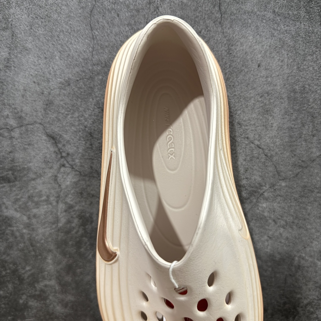 正确复合底 Nike Reactx Rejuven8 洞洞鞋 简约舒适  室外拖鞋 女款 米粉渐变 HV5062-802