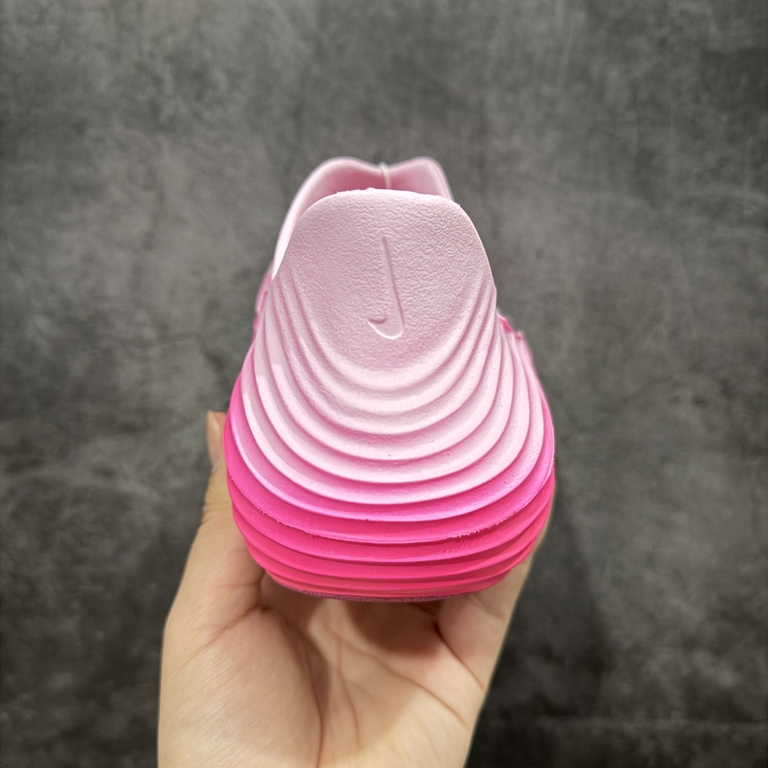 正确复合底 Nike Reactx Rejuven8 洞洞鞋 简约舒适  室外拖鞋 女款  HV5060-402 粉色