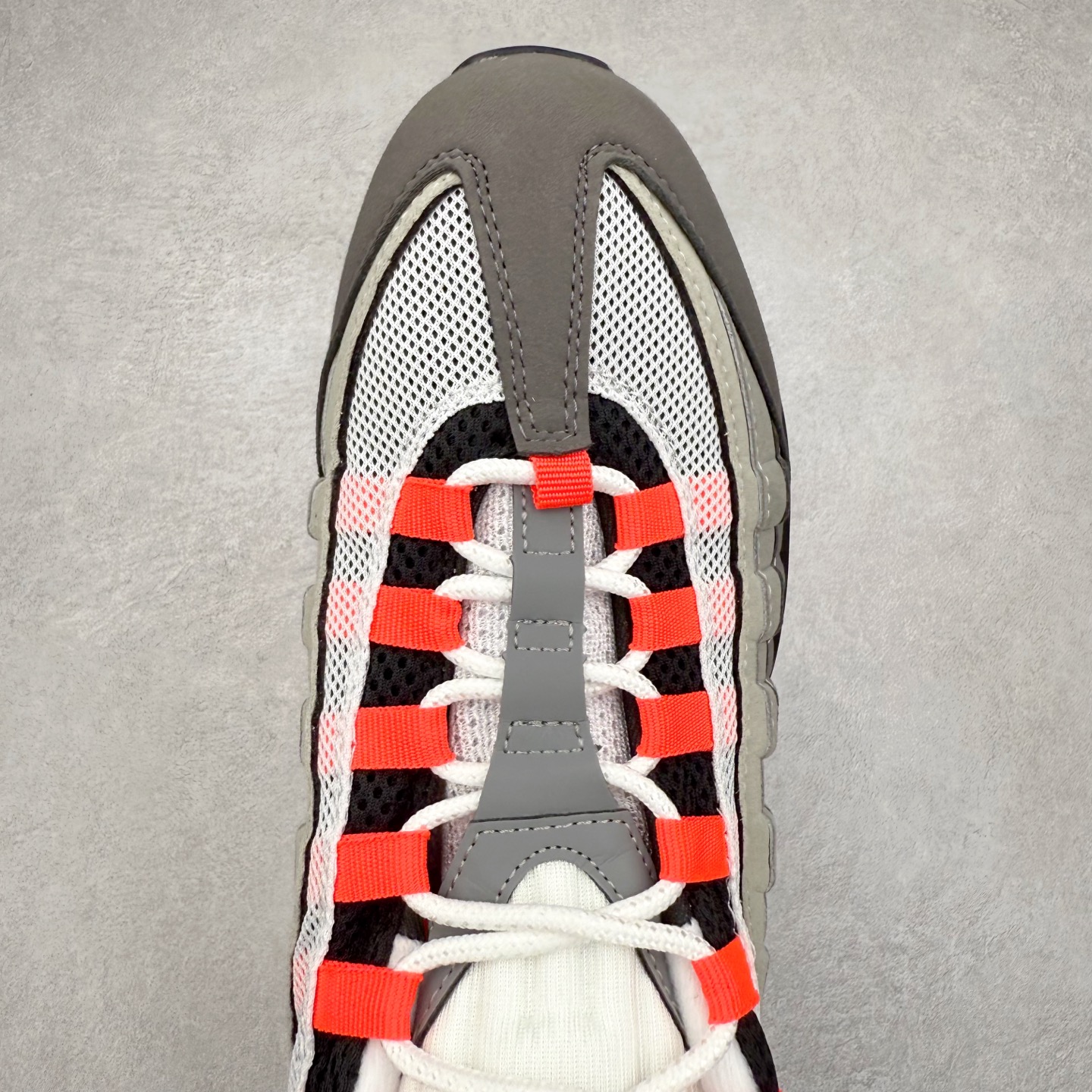 升级最终版 Corteiz Nike Air Max 95  低筒 网布防滑 运动鞋 休闲鞋 球鞋 男鞋 波鞋 灰红AT2865-100 