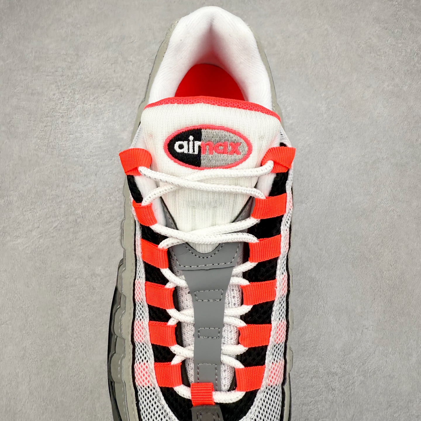 升级最终版 Corteiz Nike Air Max 95  低筒 网布防滑 运动鞋 休闲鞋 球鞋 男鞋 波鞋 灰红AT2865-100 