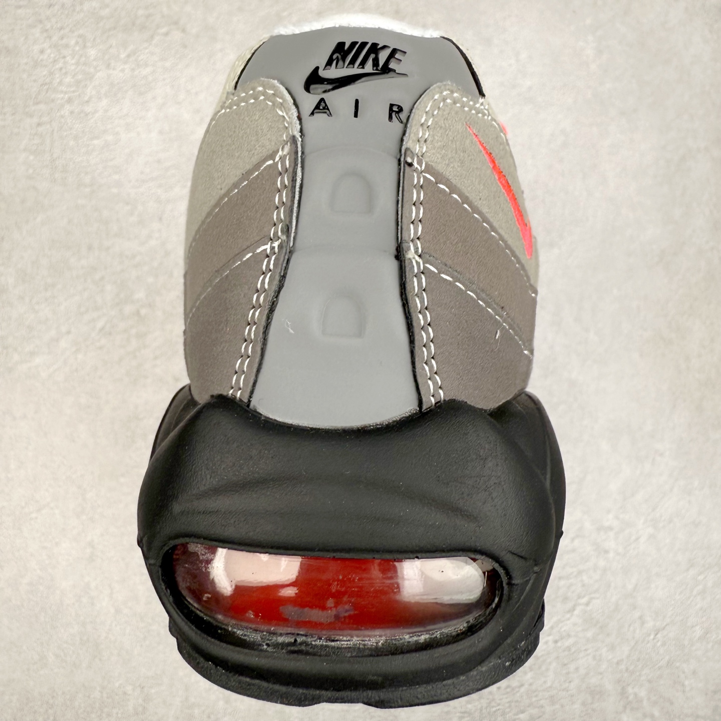 升级最终版 Corteiz Nike Air Max 95  低筒 网布防滑 运动鞋 休闲鞋 球鞋 男鞋 波鞋 灰红AT2865-100 