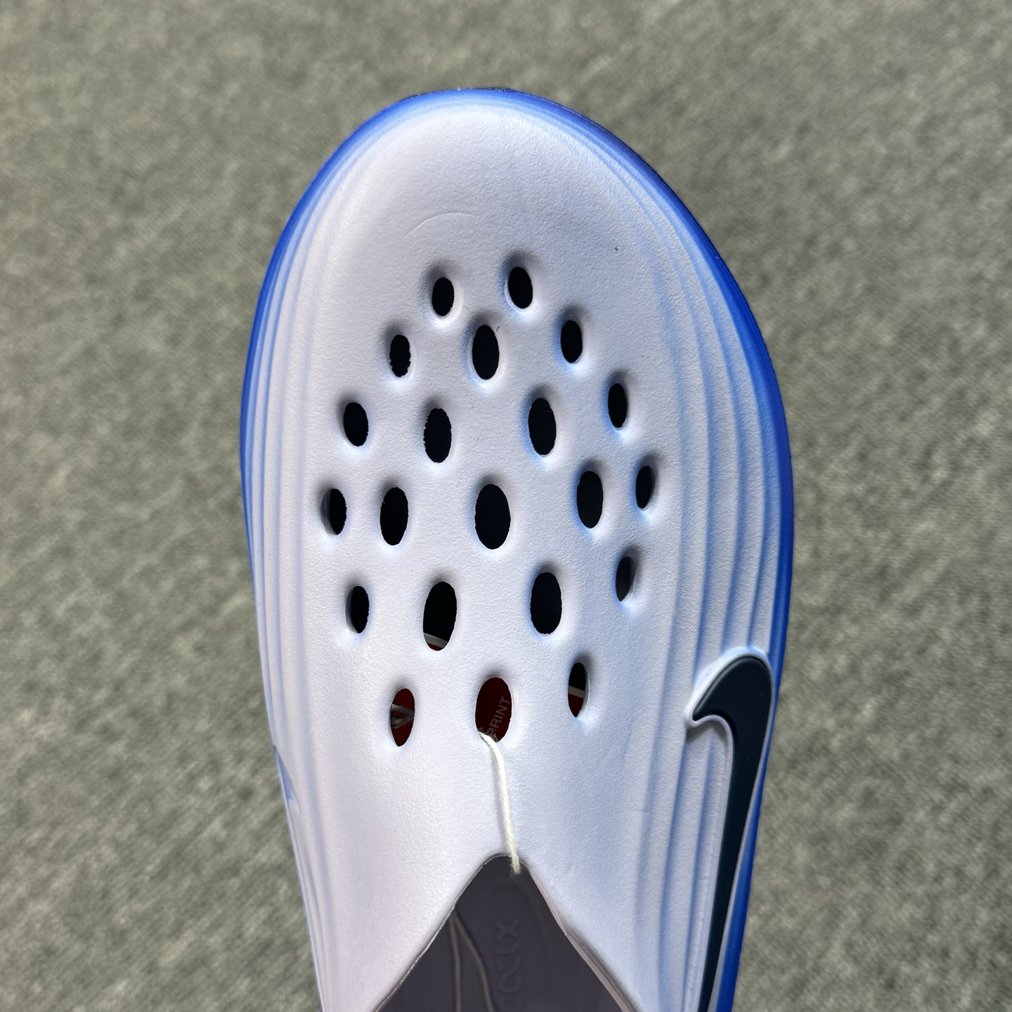 正确复合底 Nike Reactx Rejuven8 洞洞鞋 简约舒适  室外拖鞋 男女同款 蓝色 IB6366-400