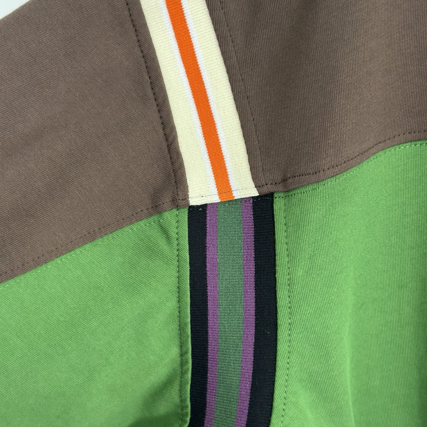 Supreme SS25 WEEK8 Split S/S Footbal Top 拼接图案 95  圆领休闲 印花短袖 T恤   黑色 绿色 SUP-SS25-157