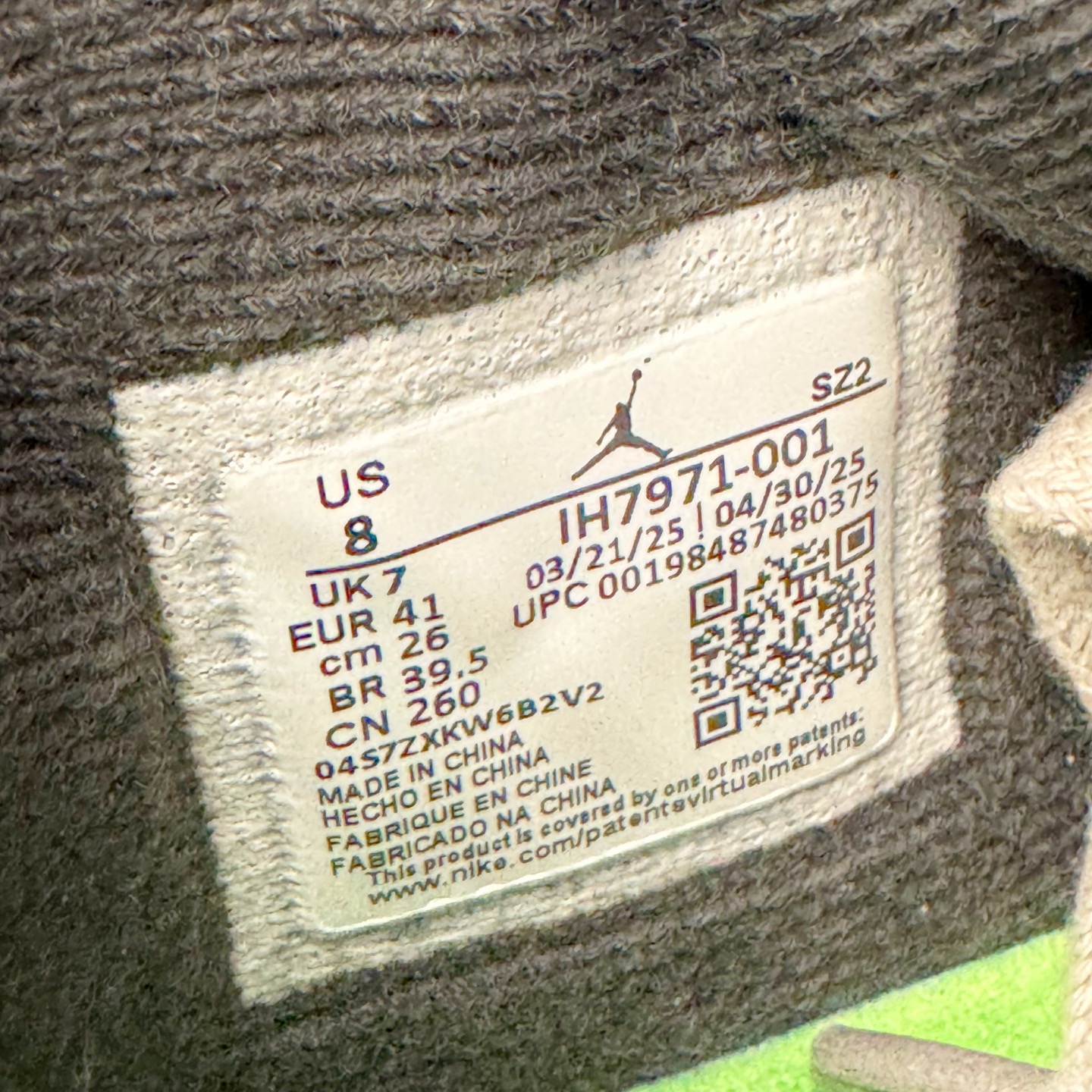 Chase B xTravis Scott xJordan Jumpman Jack 倒钩 联名 魔术贴  板鞋 休闲鞋 防滑耐磨 运动鞋 男鞋 波鞋 荧光绿IH7971-001