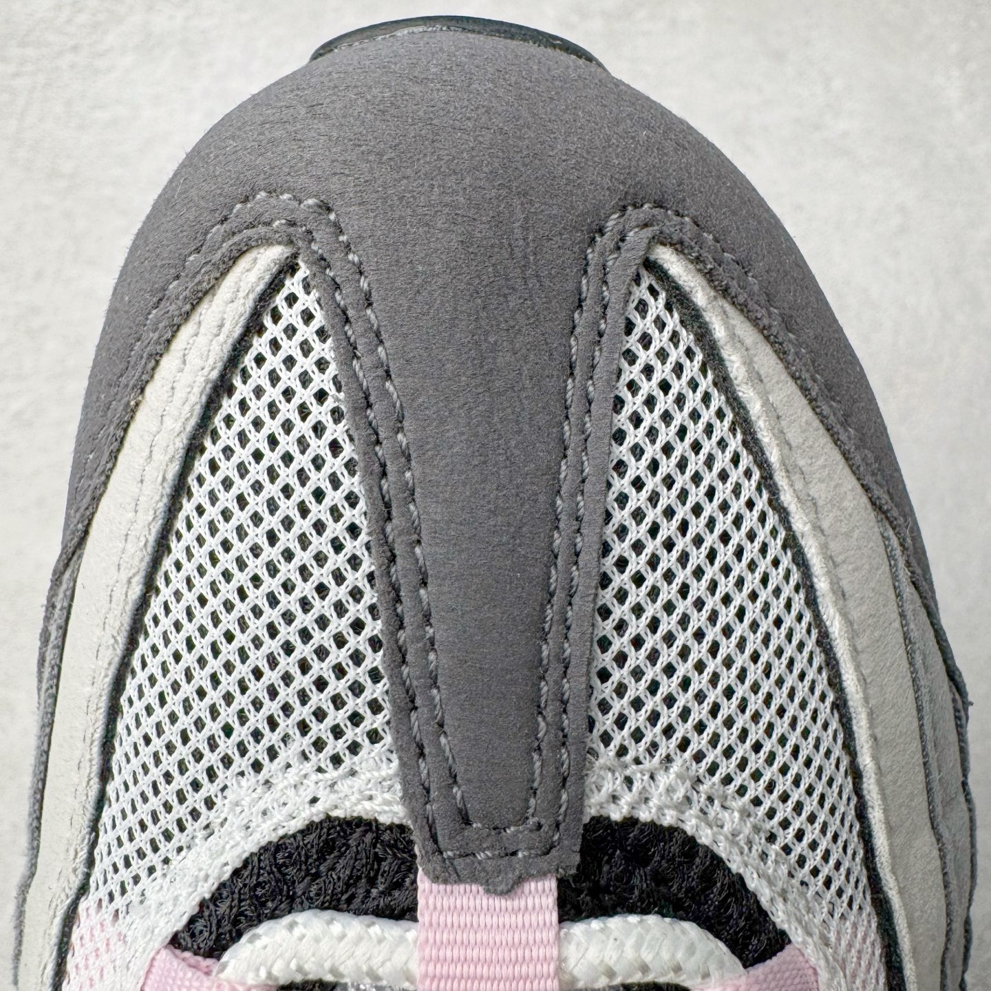 升级最终版 Corteiz Nike Air Max 95  低筒 网布防滑 运动鞋 休闲鞋 球鞋 男鞋 波鞋 灰粉 CJ0588-001