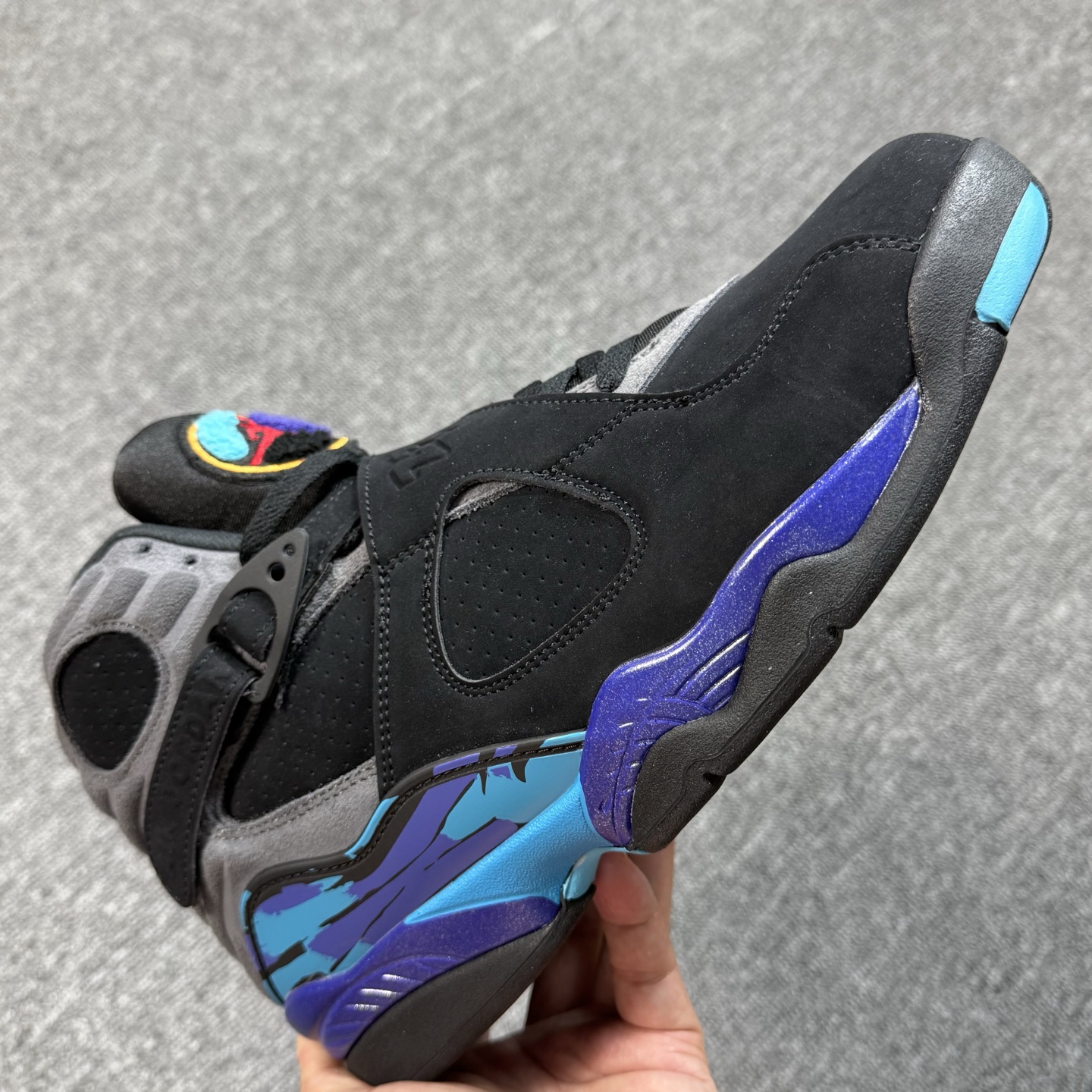  Jordan Air Jordan 8 AJ8 高筒 舒适耐用 防滑耐磨  复古篮球鞋 男款 波鞋 黑色2025年版 305381-006