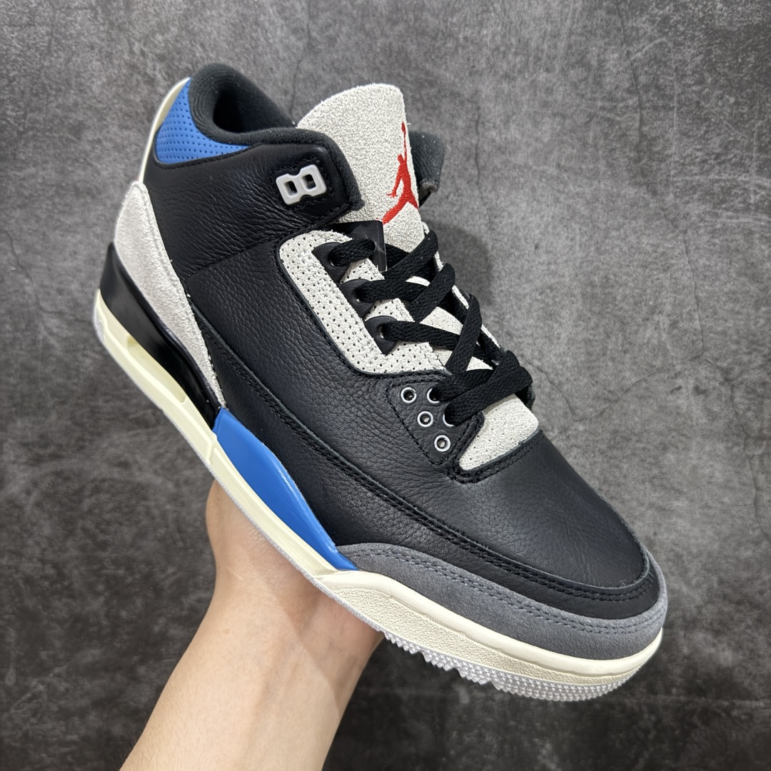  Air Jordan 3 Rare Air AJ3 中筒 舒适 防滑耐磨  复古篮球鞋 休闲鞋 篮球鞋 板鞋 女鞋 男鞋  波鞋 黑灰红B0 IB8967-004