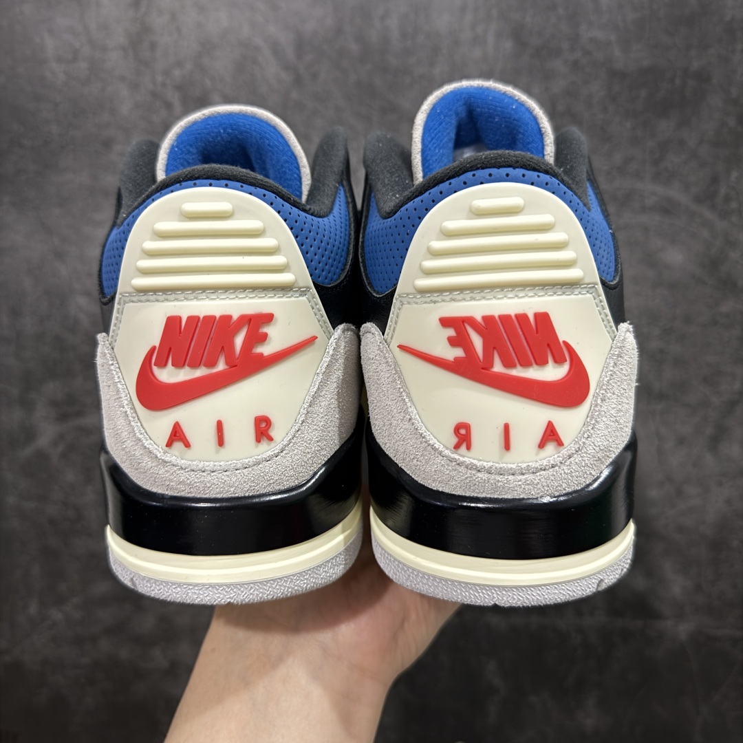 Air Jordan 3 Rare Air AJ3 中筒 舒适 防滑耐磨  复古篮球鞋 休闲鞋 篮球鞋 板鞋 女鞋 男鞋  波鞋 黑灰红B0 IB8967-004