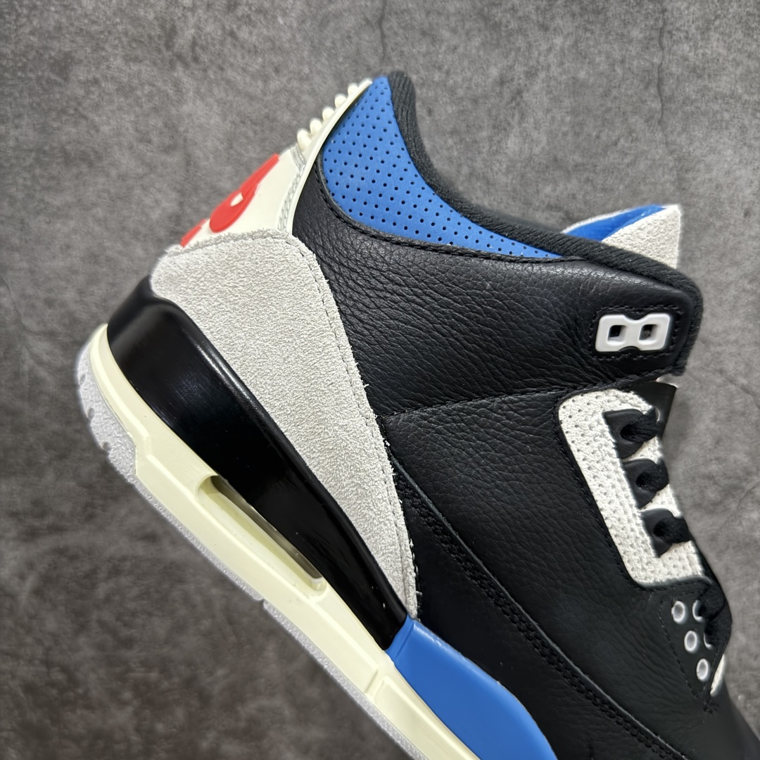  Air Jordan 3 Rare Air AJ3 中筒 舒适 防滑耐磨  复古篮球鞋 休闲鞋 篮球鞋 板鞋 女鞋 男鞋  波鞋 黑灰红B0 IB8967-004