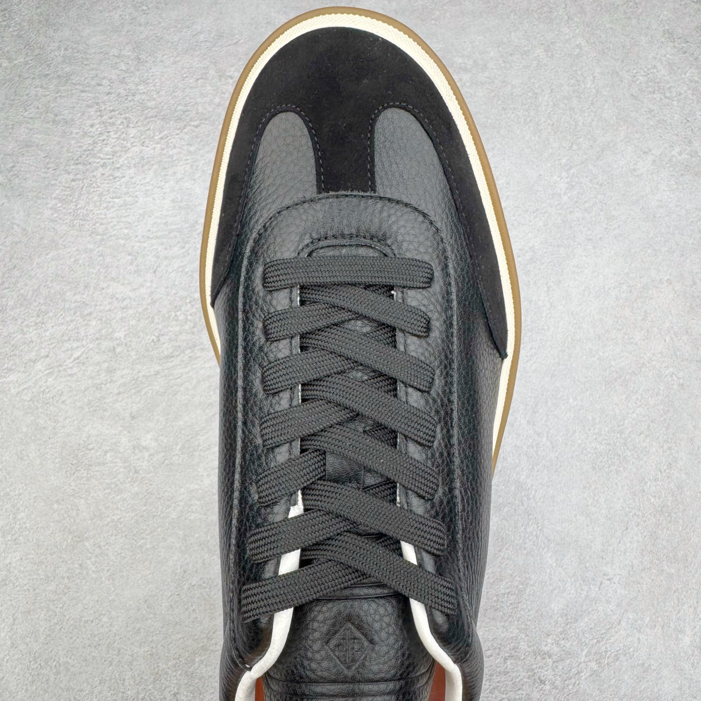 Loro Piana LP 低筒 皮革 德训鞋 休闲鞋 板鞋 女鞋 男鞋 黑色 FAO93348000