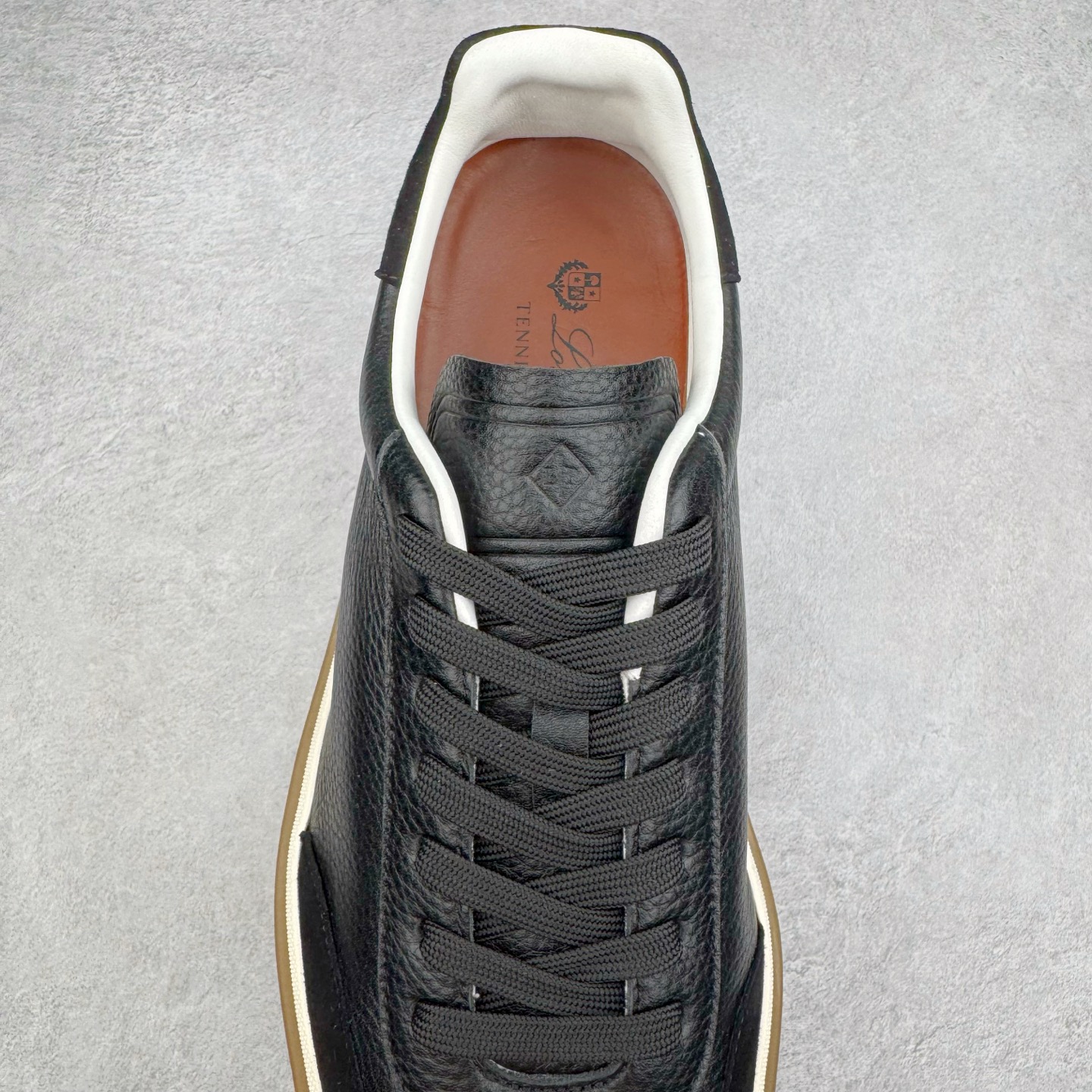 Loro Piana LP 低筒 皮革 德训鞋 休闲鞋 板鞋 女鞋 男鞋 黑色 FAO93348000