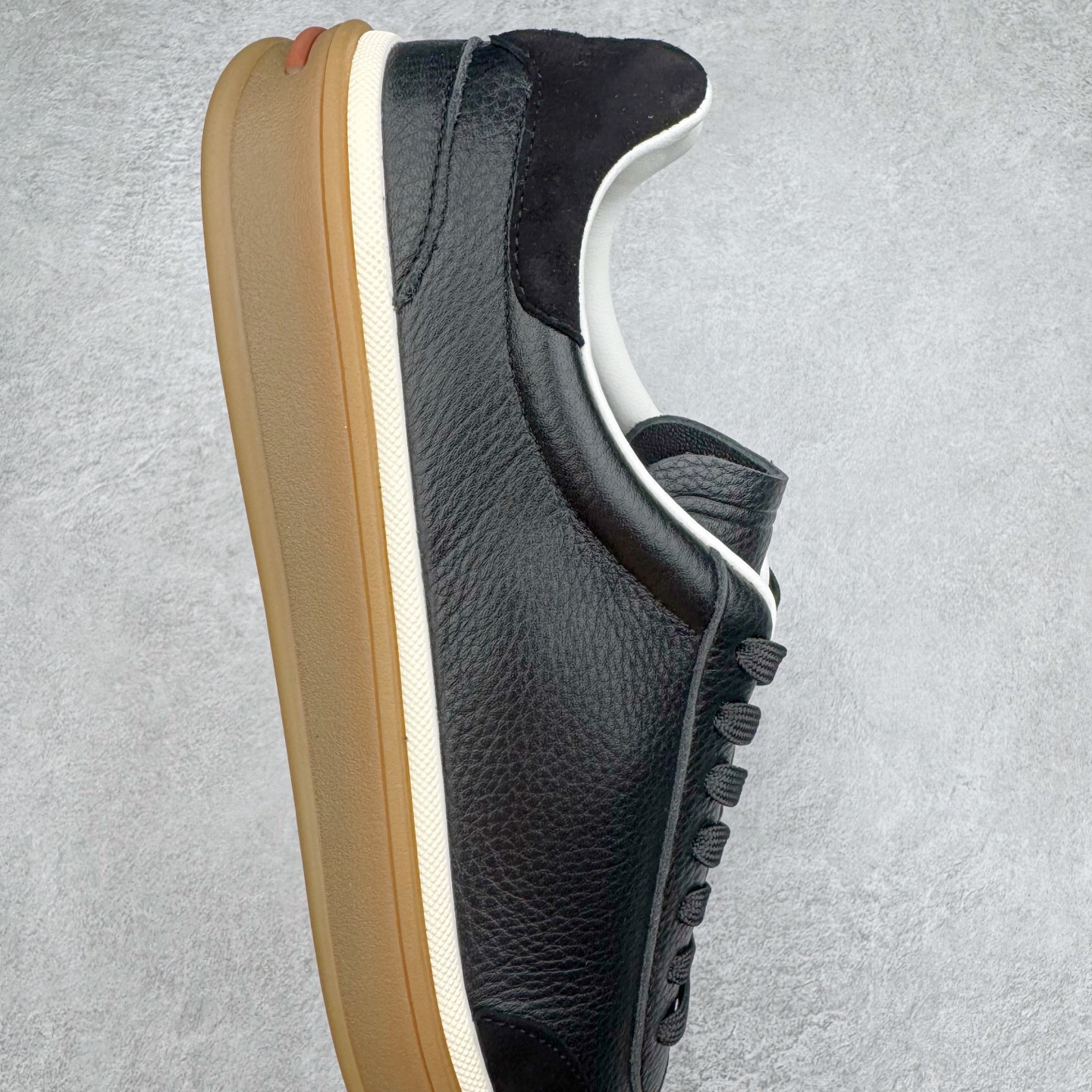 Loro Piana LP 低筒 皮革 德训鞋 休闲鞋 板鞋 女鞋 男鞋 黑色 FAO93348000