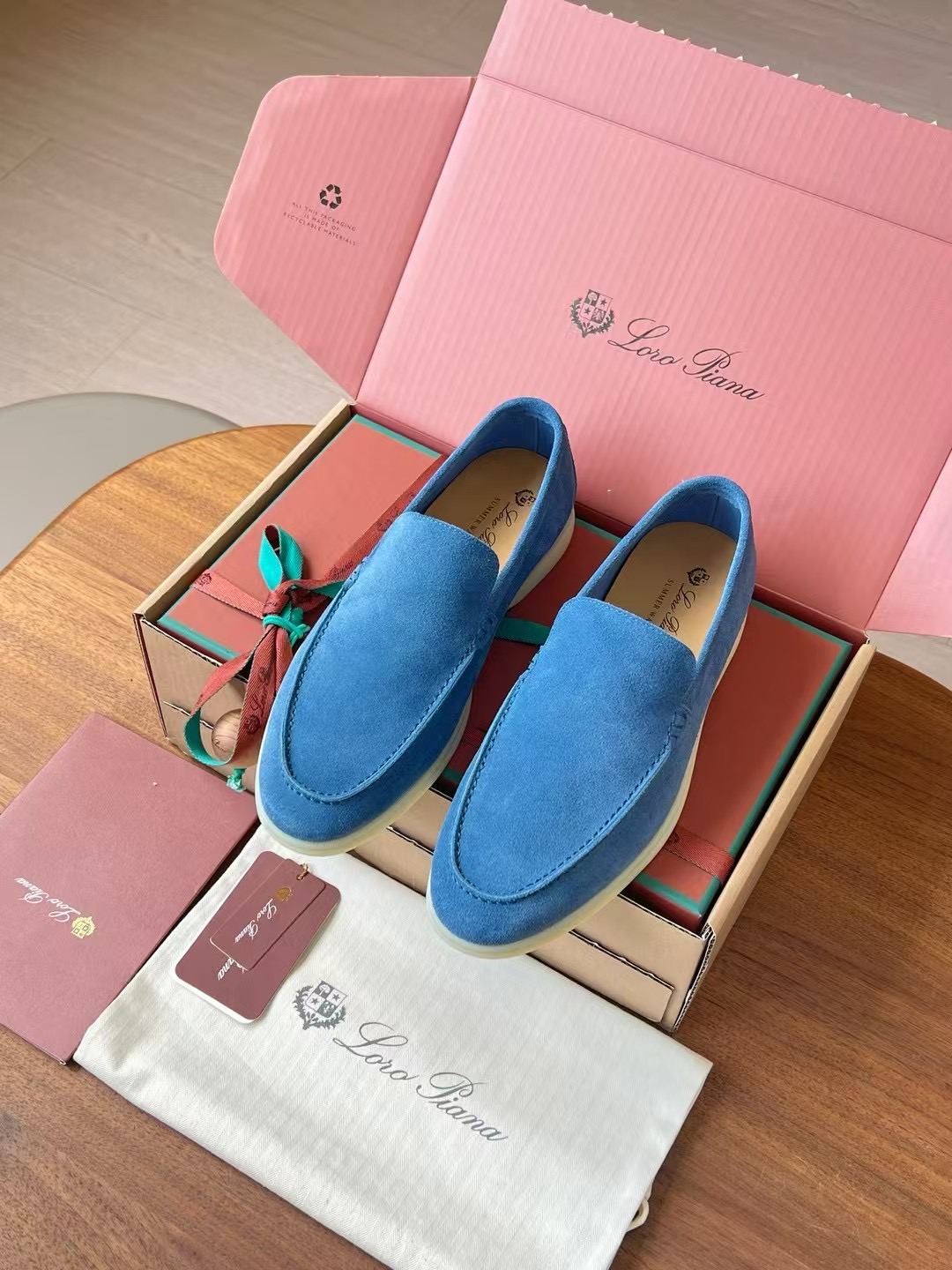 Loro Piana Summer Walk End Walk Low-top Comfortable and casual Men's Shoes麂皮 一脚蹬 运动鞋 波鞋  FAE8124H755