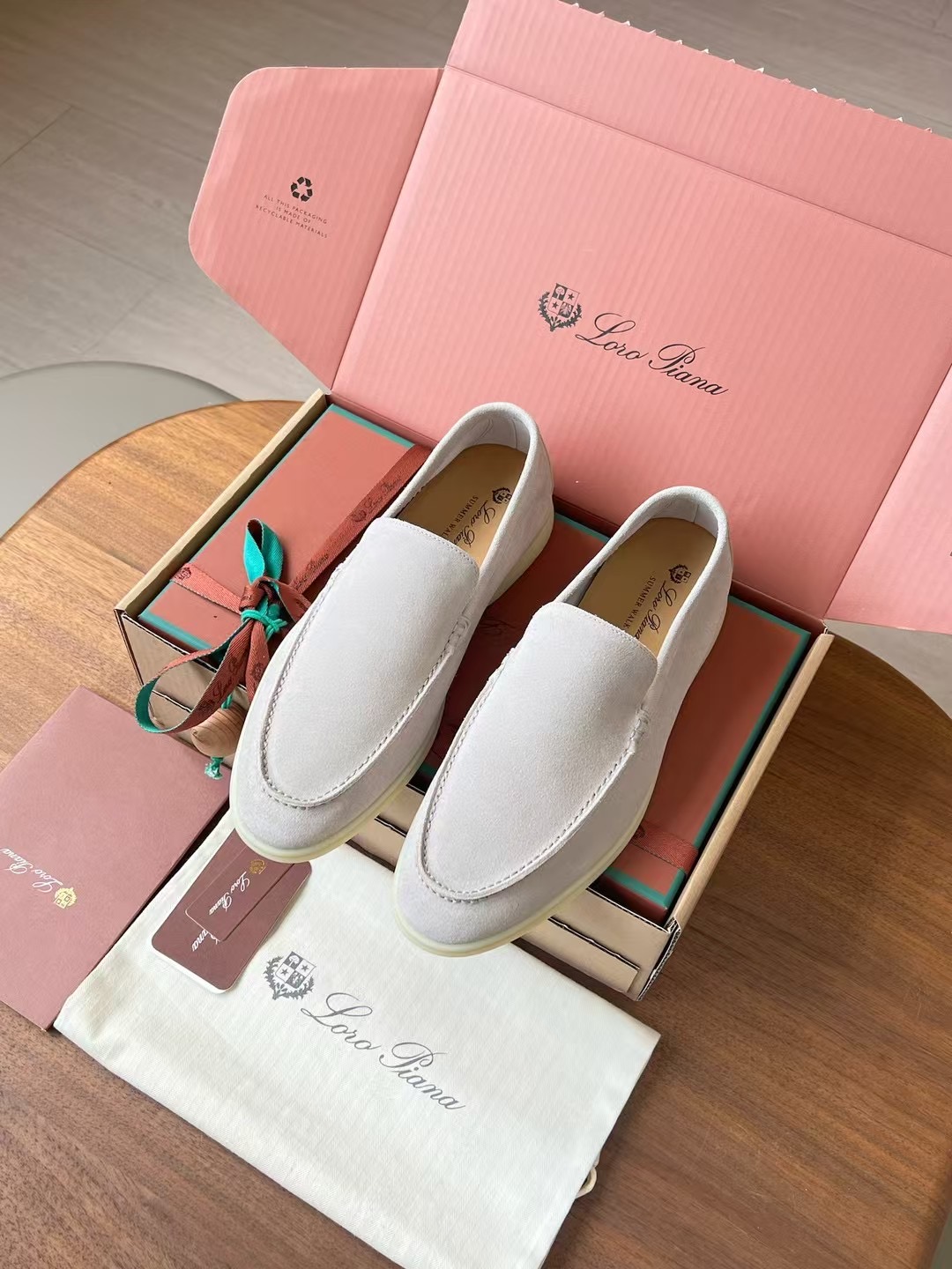 Loro Piana Summer Walk End Walk Low-top Comfortable and casual Men's Shoes麂皮 一脚蹬 运动鞋 波鞋  FAE8124H755