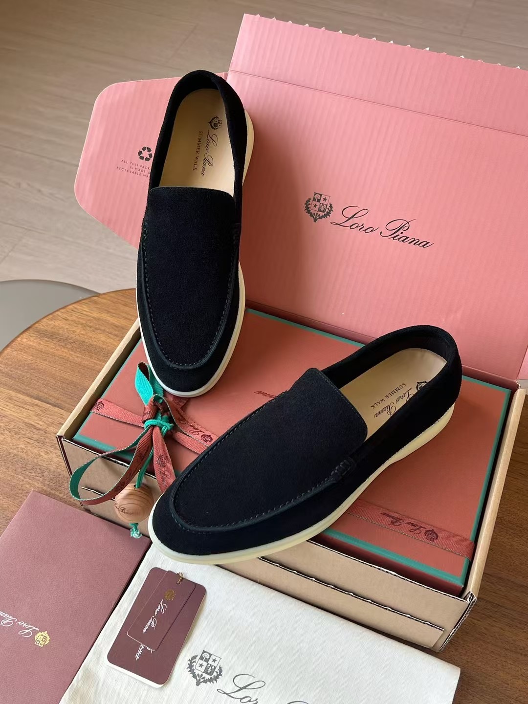 Loro Piana Summer Walk End Walk Low-top Comfortable and casual Men's Shoes麂皮 一脚蹬 运动鞋 波鞋  FAE8124H755