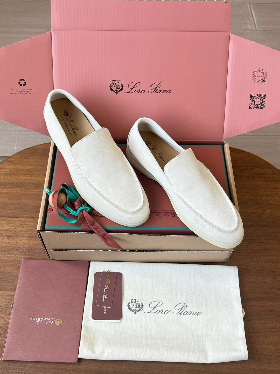 Loro Piana Summer Walk End Walk Low-top Comfortable and casual Men's Shoes麂皮 一脚蹬 运动鞋 波鞋  FAE8124H755