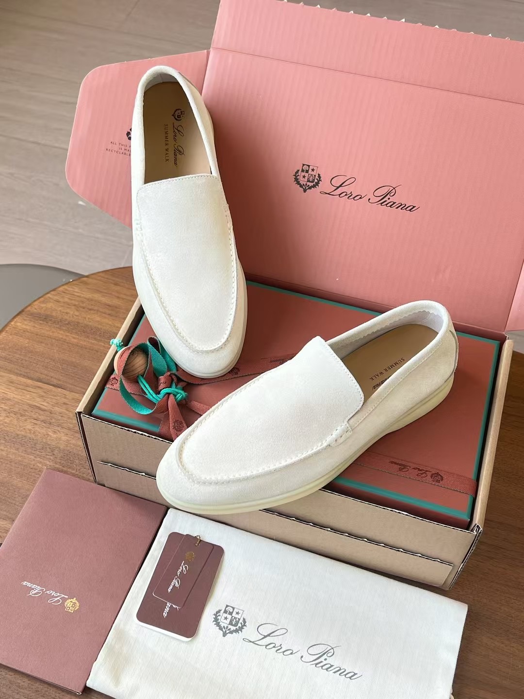 Loro Piana Summer Walk End Walk Low-top Comfortable and casual Men's Shoes麂皮 一脚蹬 运动鞋 波鞋  FAE8124H755