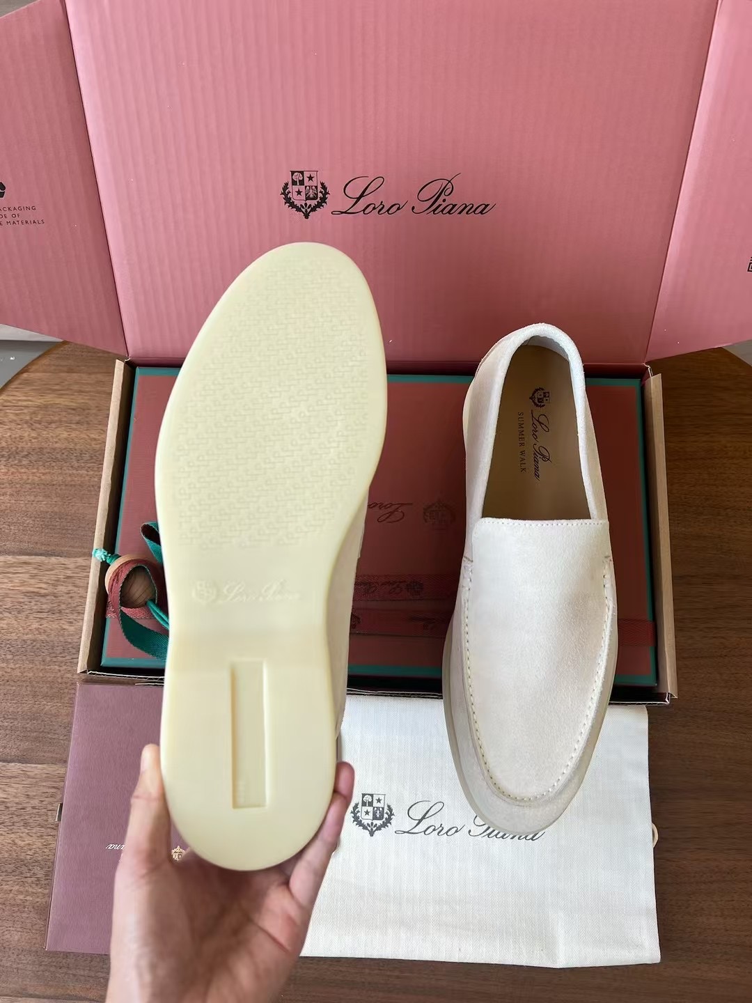 Loro Piana Summer Walk End Walk Low-top Comfortable and casual Men's Shoes麂皮 一脚蹬 运动鞋 波鞋  FAE8124H755