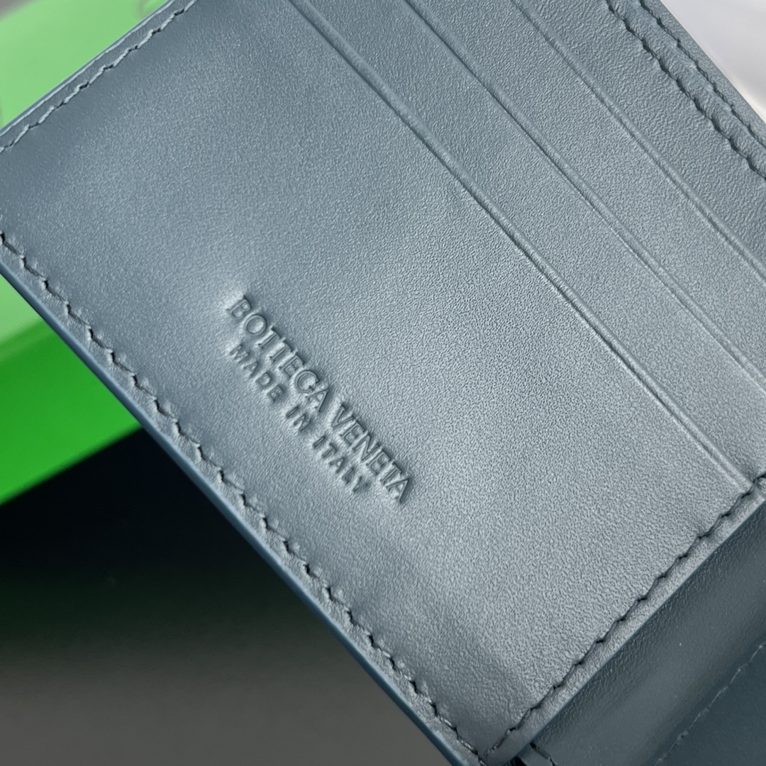 BV 葆蝶 四格 CASSETTE Intreccio编织 牛皮革 短夹 长夹 钱包 男款 黑B5 743004V39K11039 743004V39K12632