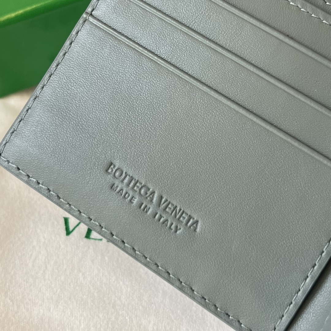 BV 葆蝶 四格 CASSETTE Intreccio编织 牛皮革 短夹 长夹 钱包 男款 黑B5 743004V39K11039 743004V39K12632