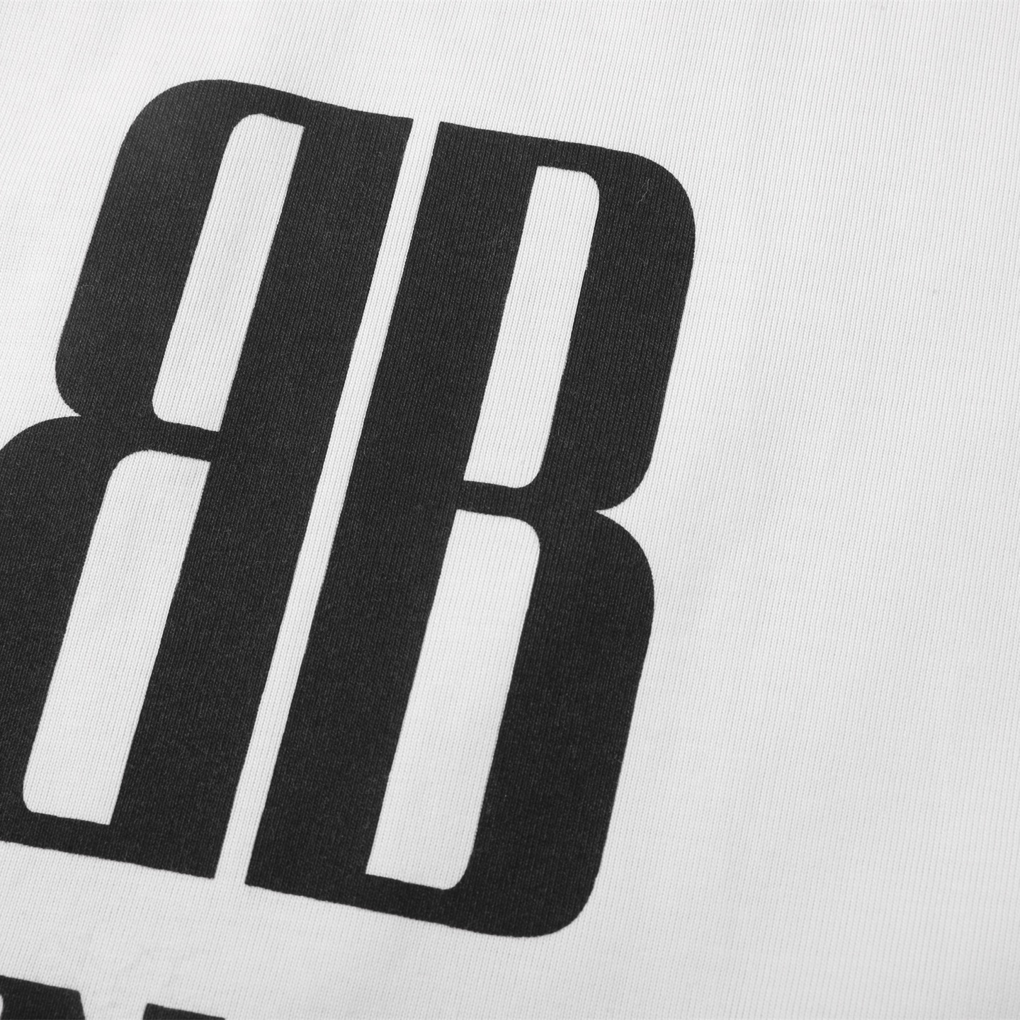 Balenciaga 巴黎世家 双B字母logo 印花短袖 T恤 圆领 短款 夏季 白色A5  764235TSVU49012