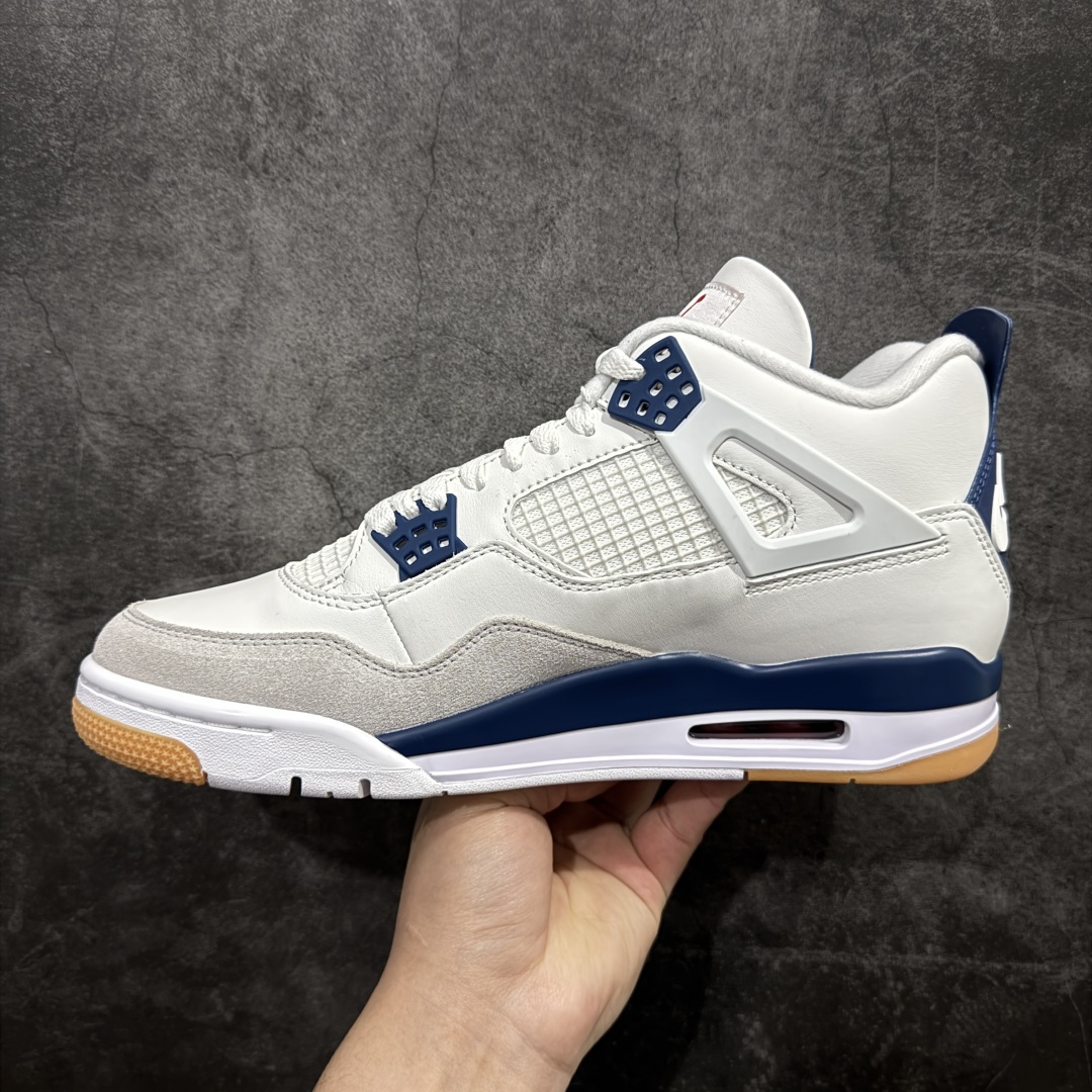 Air Jordan AJ4 UN联名蓝 低筒 男鞋 女鞋 耐磨透气 籃球鞋 板鞋 波鞋B5白蓝  DR5415-100