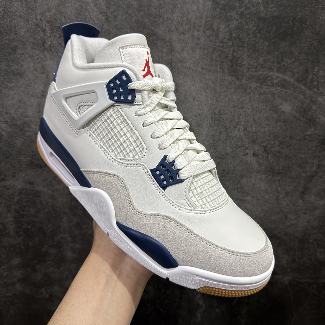 Air Jordan AJ4 UN联名蓝 低筒 男鞋 女鞋 耐磨透气 籃球鞋 板鞋 波鞋B5白蓝  DR5415-100
