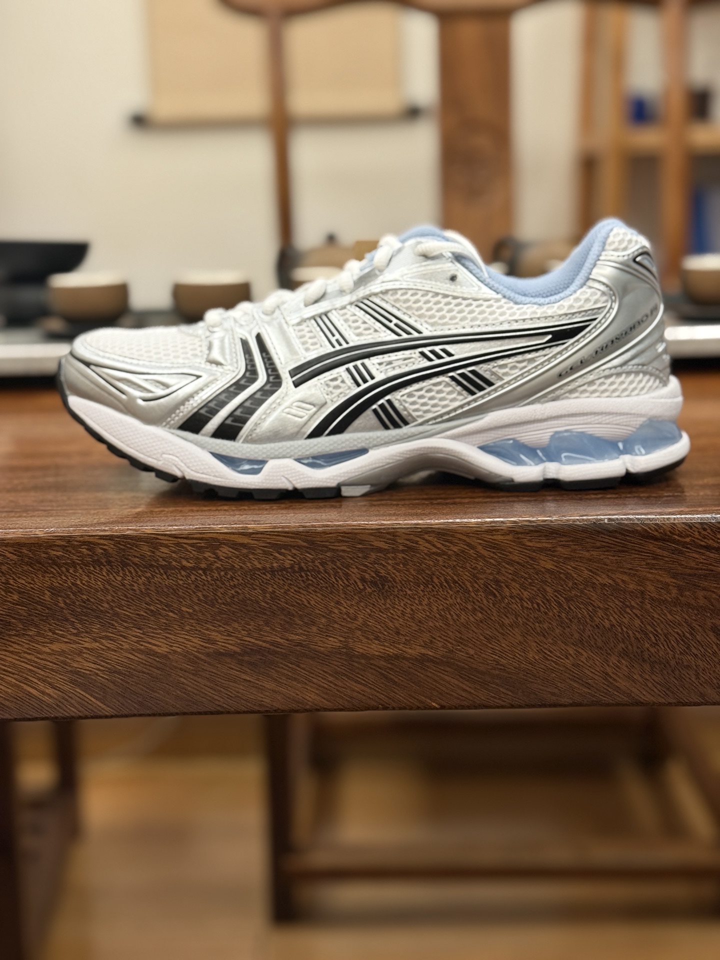 jjjjound ASICS GEL-KAYANO K14 亚瑟士  低筒 减震 户外机能 运动鞋 跑步鞋  休闲鞋 板鞋 波鞋 男女同款 白海军蓝 1203A961-101