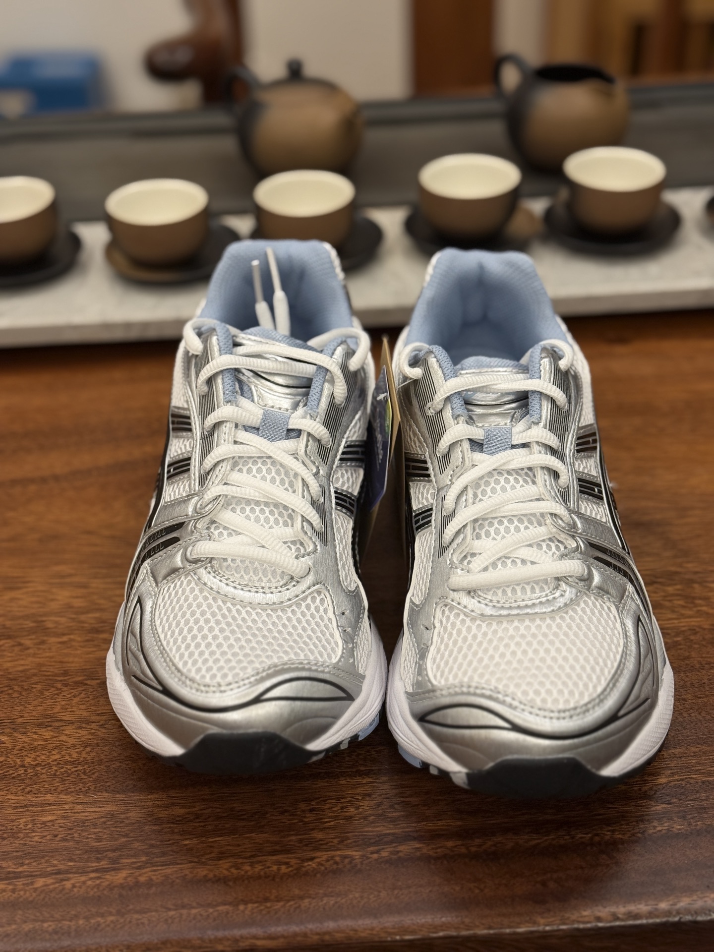 jjjjound ASICS GEL-KAYANO K14 亚瑟士  低筒 减震 户外机能 运动鞋 跑步鞋  休闲鞋 板鞋 波鞋 男女同款 白海军蓝 1203A961-101