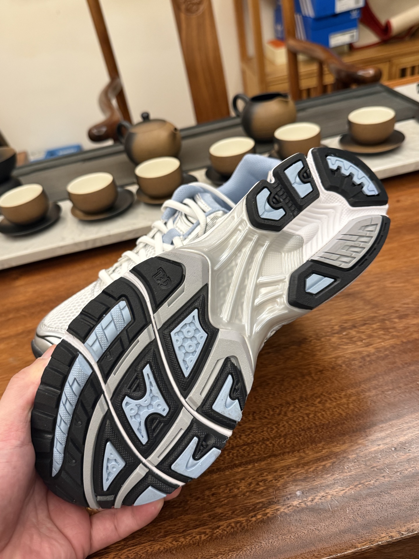 jjjjound ASICS GEL-KAYANO K14 亚瑟士  低筒 减震 户外机能 运动鞋 跑步鞋  休闲鞋 板鞋 波鞋 男女同款 白海军蓝 1203A961-101