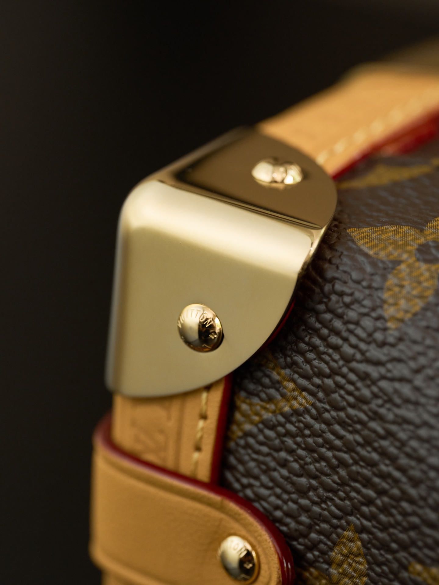  LOUIS VUITTON 路易威登 LV Side Trunk 谷爱凌 可拆卸肩带 LV牛皮革 斜挎包 单肩包 双肩包 水桶 手提包 褐色 M46358