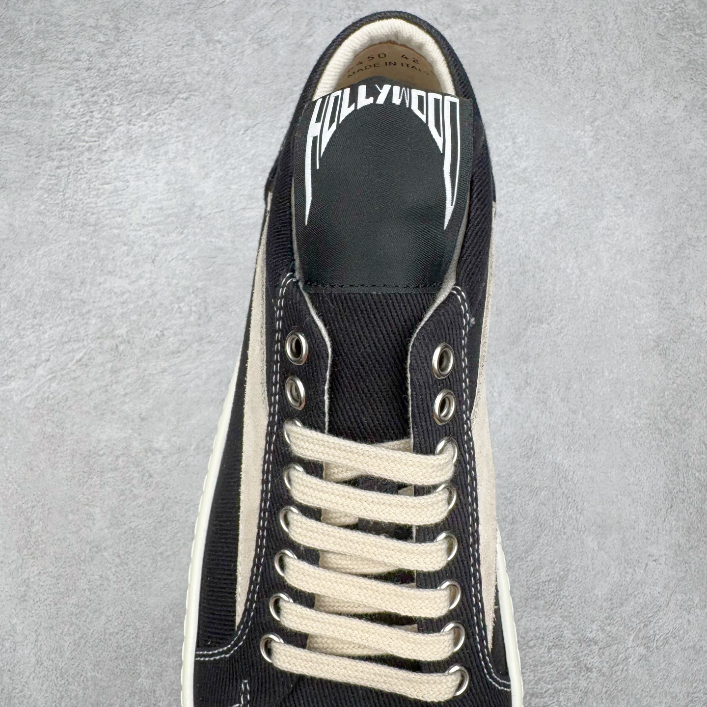 RICK OWENS Hollywood RO  厚底 板鞋 休闲鞋 男鞋 女鞋 波鞋  黑色 DU01E3803DOLVH1-911