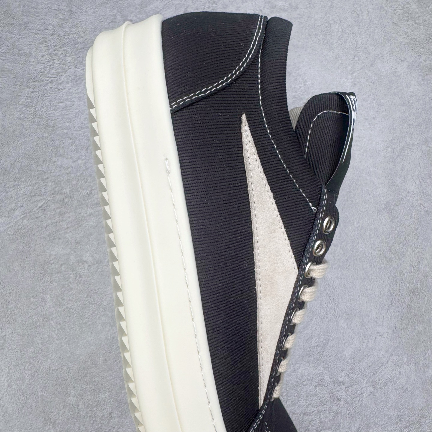 RICK OWENS Hollywood RO  厚底 板鞋 休闲鞋 男鞋 女鞋 波鞋  黑色 DU01E3803DOLVH1-911