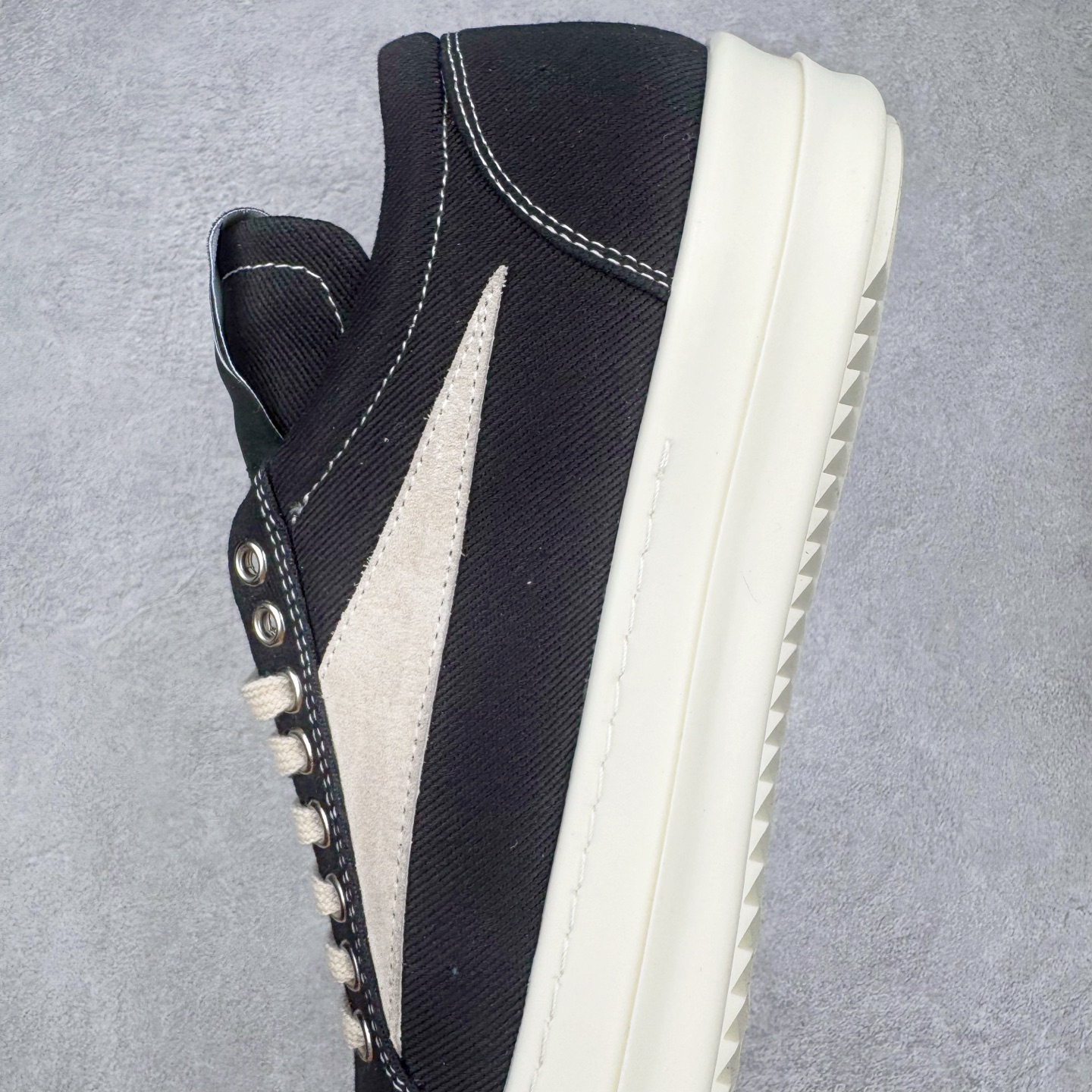 RICK OWENS Hollywood RO  厚底 板鞋 休闲鞋 男鞋 女鞋 波鞋  黑色 DU01E3803DOLVH1-911