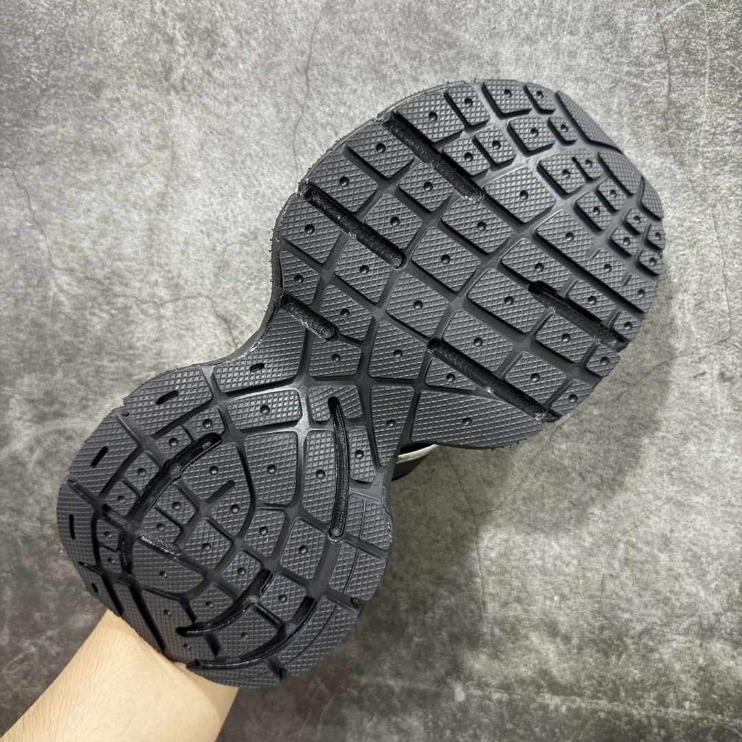 Balenciaga巴黎世家 3XL 魔术贴 圆头套脚一字拖鞋男款 黑色 799939W3XSL1000