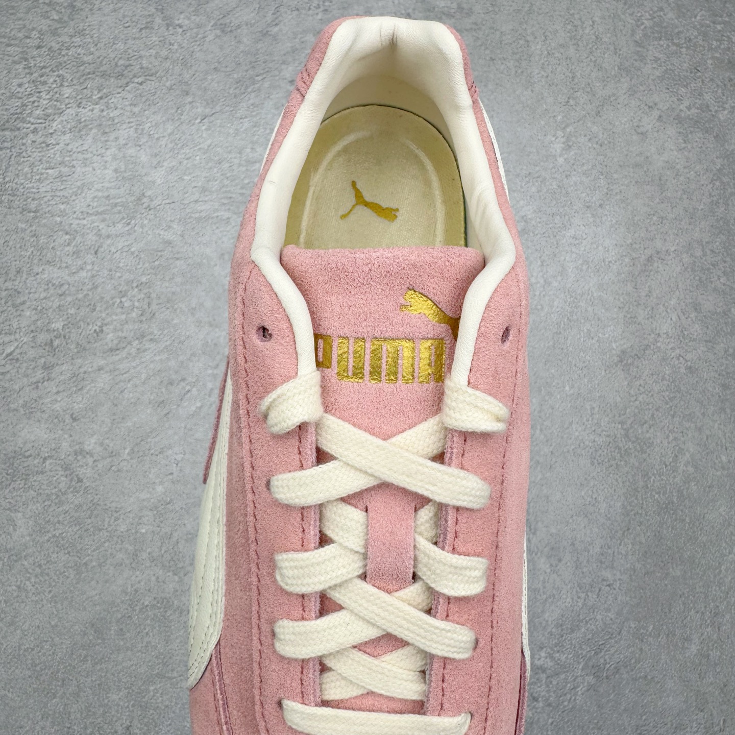 PUMA  Speedcat  圆头系带 二层绒面皮防滑耐磨 低筒 舒适时尚 赛车 跑步鞋 休闲鞋 波鞋 粉色 403688-04