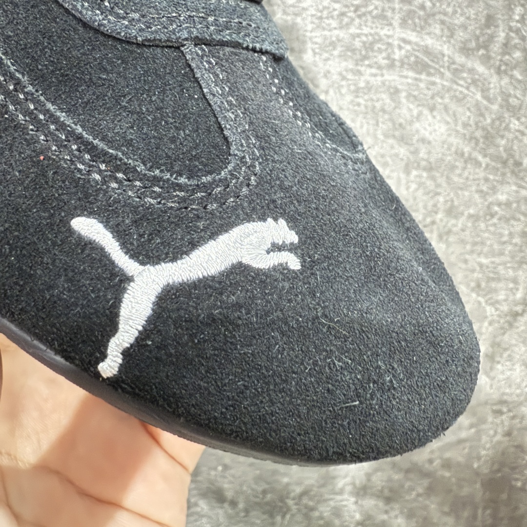 Balenciaga The Open Product x Puma Speedcat  低筒 做旧 系带 二层绒面皮防滑耐磨 低筒 舒适时尚 赛车 跑步鞋 休闲鞋 波鞋  黑色406519 02