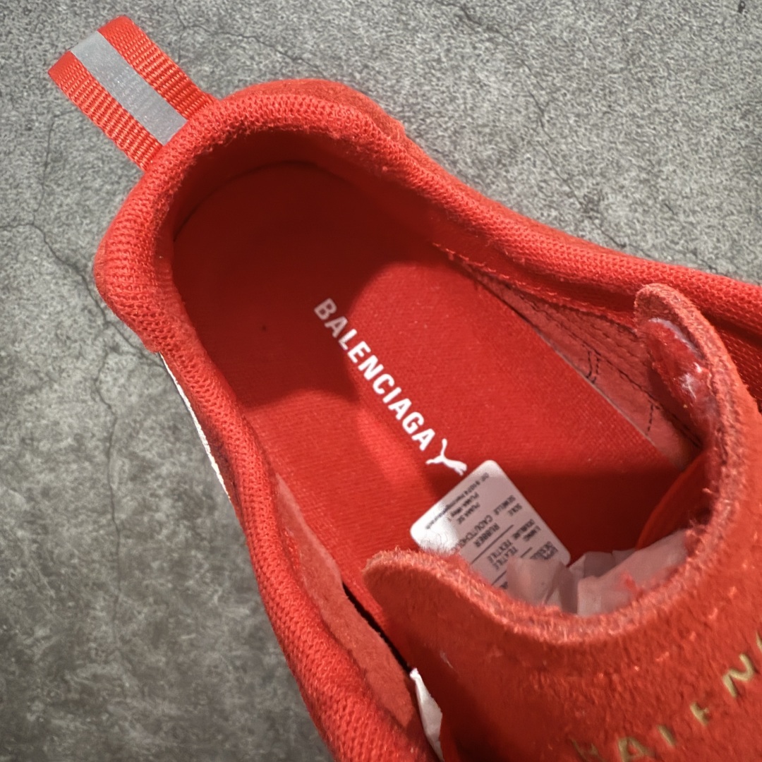 Balenciaga The Open Product x Puma Speedcat  低筒 做旧 系带 二层绒面皮防滑耐磨 低筒 舒适时尚 赛车 跑步鞋 休闲鞋 波鞋 红色